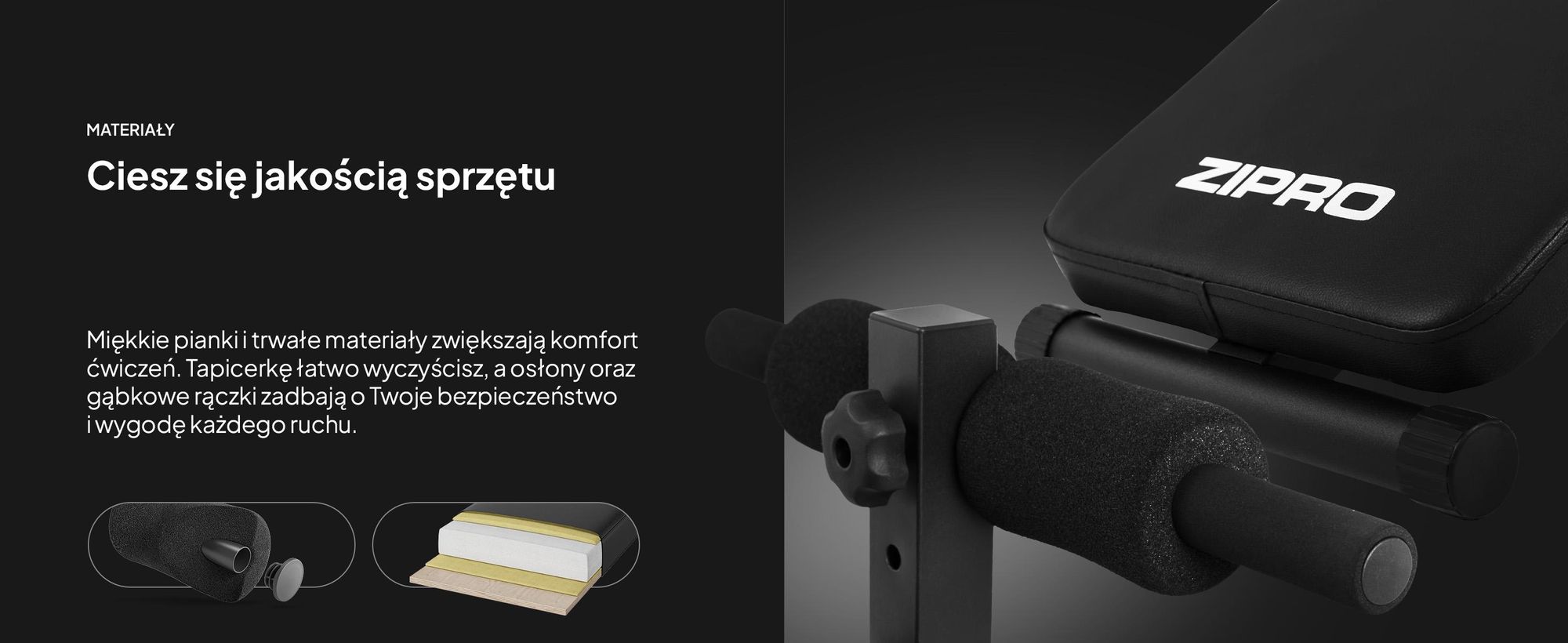 Zipro Ławka skośna Slant – składana ławka do ćwiczeń brzucha z ekspanderami Regulowana ławka treningowa do użytku domowego Ławka ujemna do brzuszków Wytrzymała