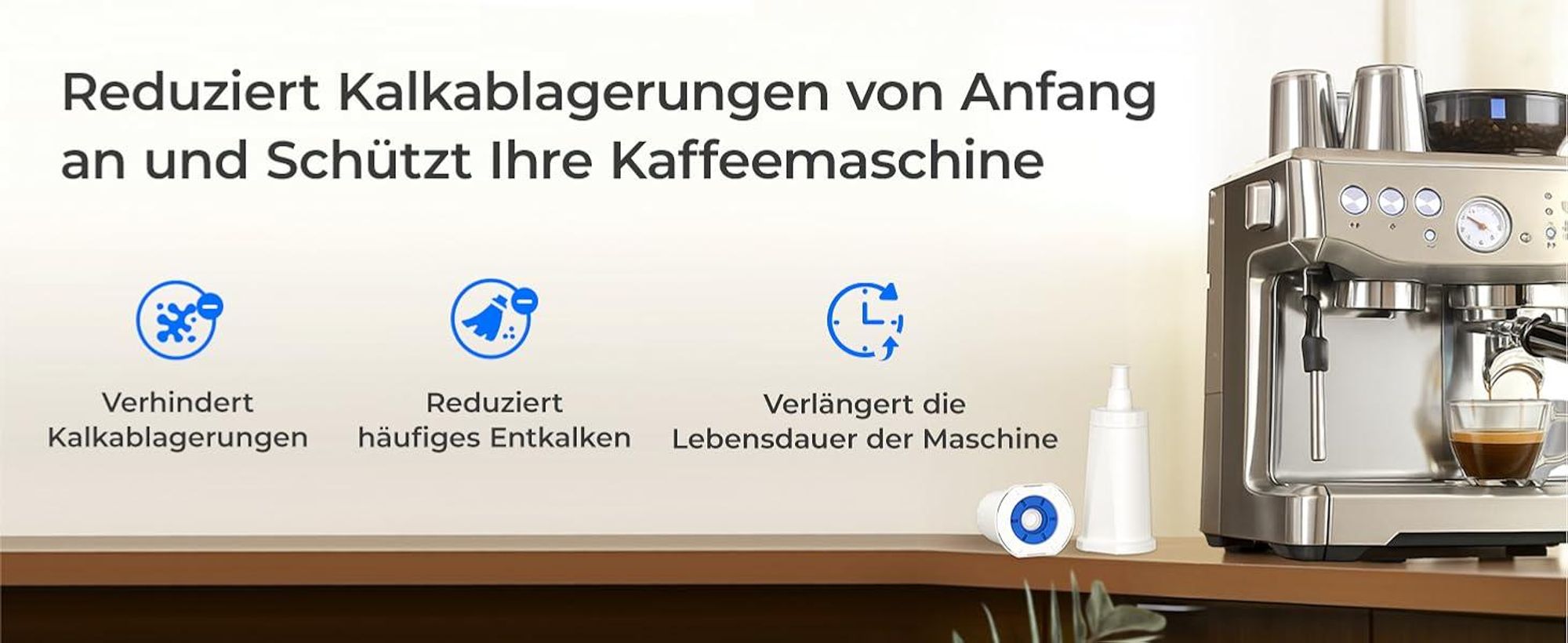 Waterdrop Wasserfilter, Ersatz für Sage® Barista Express Pro Wasserfilter, BES008, SES008/SES810/SES875/SES880/SES920/SES980/SES990 (8)