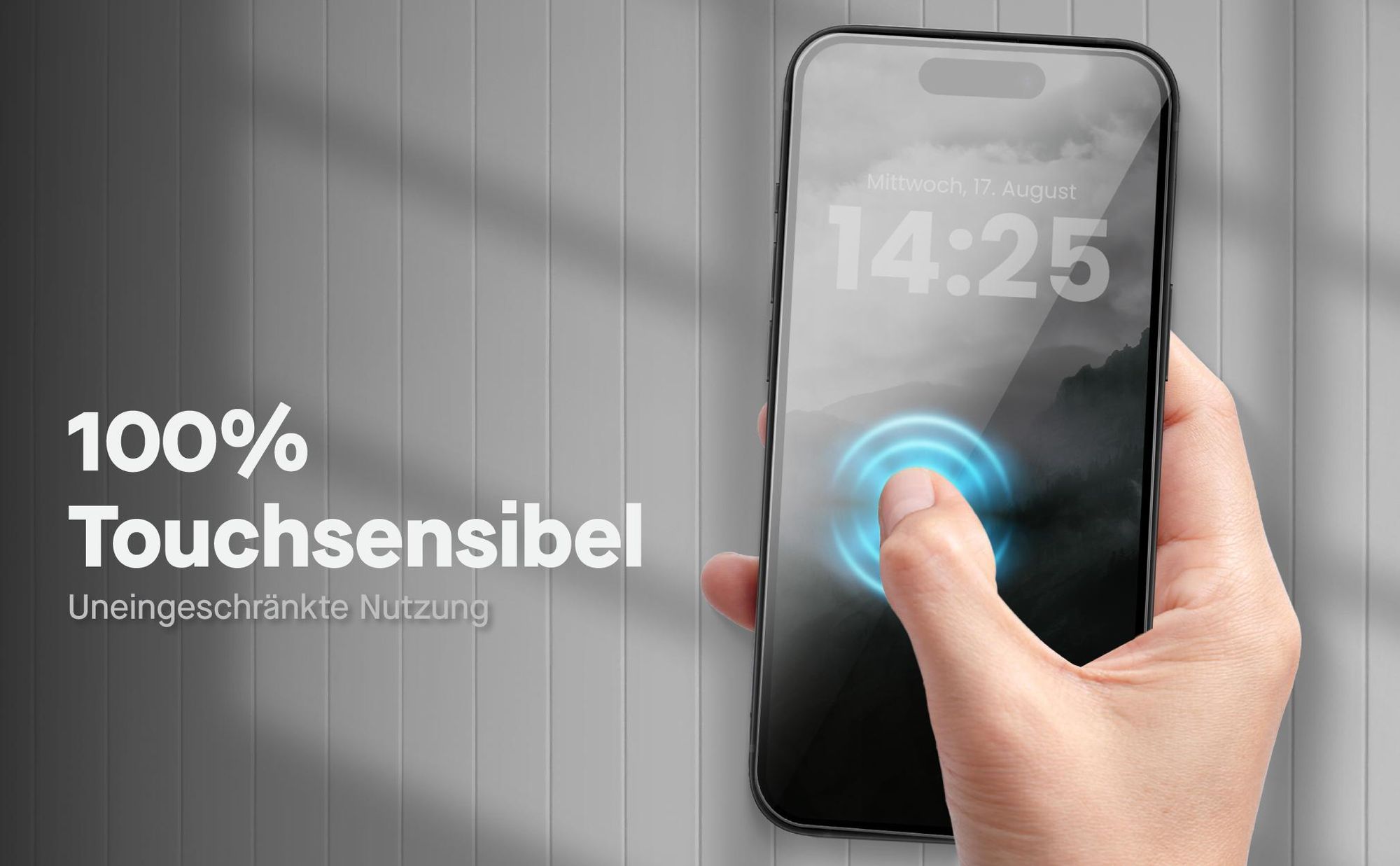 Zweierpack Displayschutzglas für Apple iPhone 18 Pro - Resistent gegen Fingerabdrücke