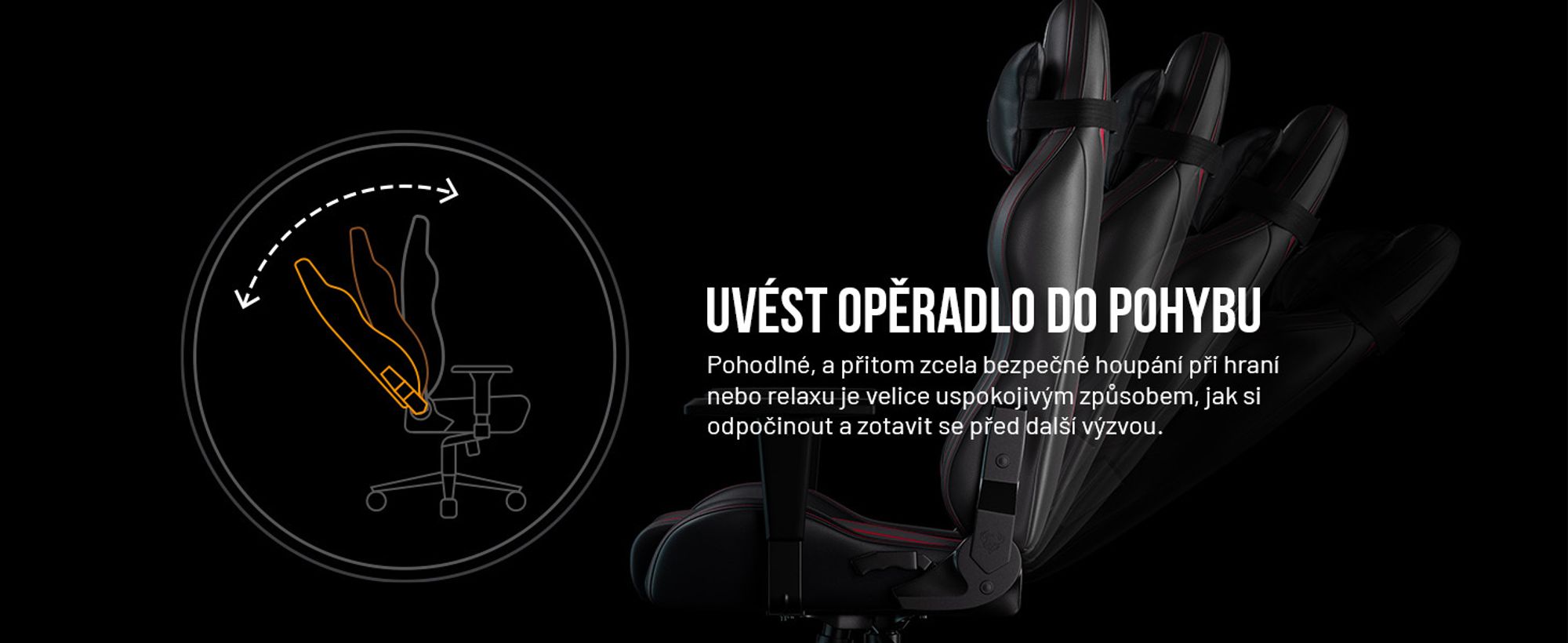 Herní židle Diablo X-One 2.0 Kancelářská židle Nastavitelné područky Ergonomický design Krční/bederní polštář, Barva: Černá-Červená, Velikost: King