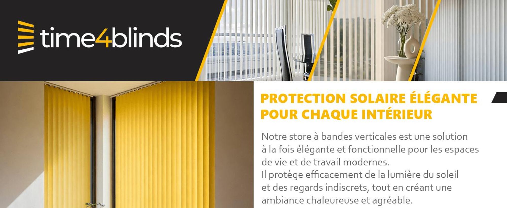 time4blinds, Store à lamelles, 150x120 cm, Gris-Beige