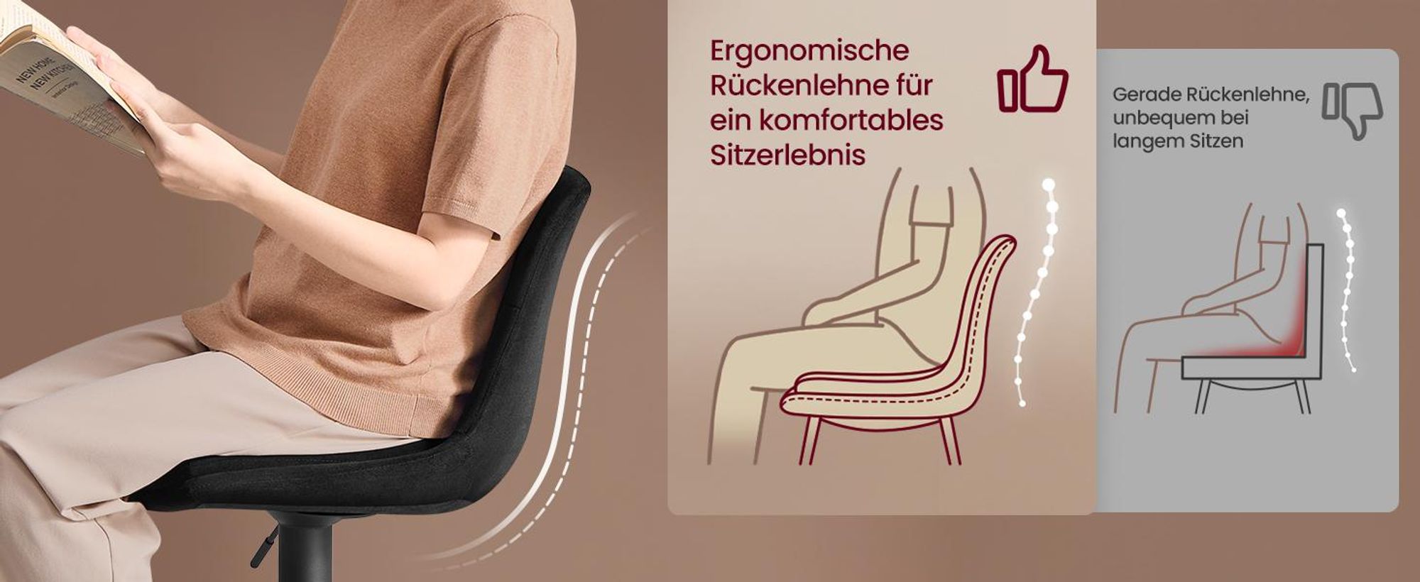 VASAGLE Barhocker 2er Set, Barstühle höhenverstellbar, drehbare Küchenhocker, Samt, mit Rückenlehne und Fußstütze, Esszimmer, Theke, Stahl
