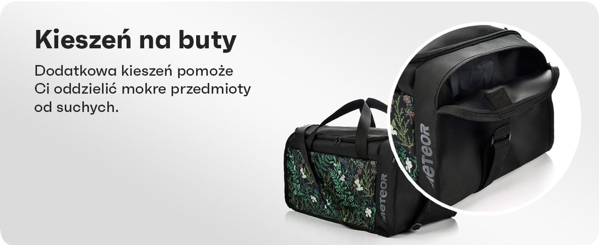 Torba sportowa Meteor Nanuq 20 L Torba treningowa Torba podróżna Torba na siłownię