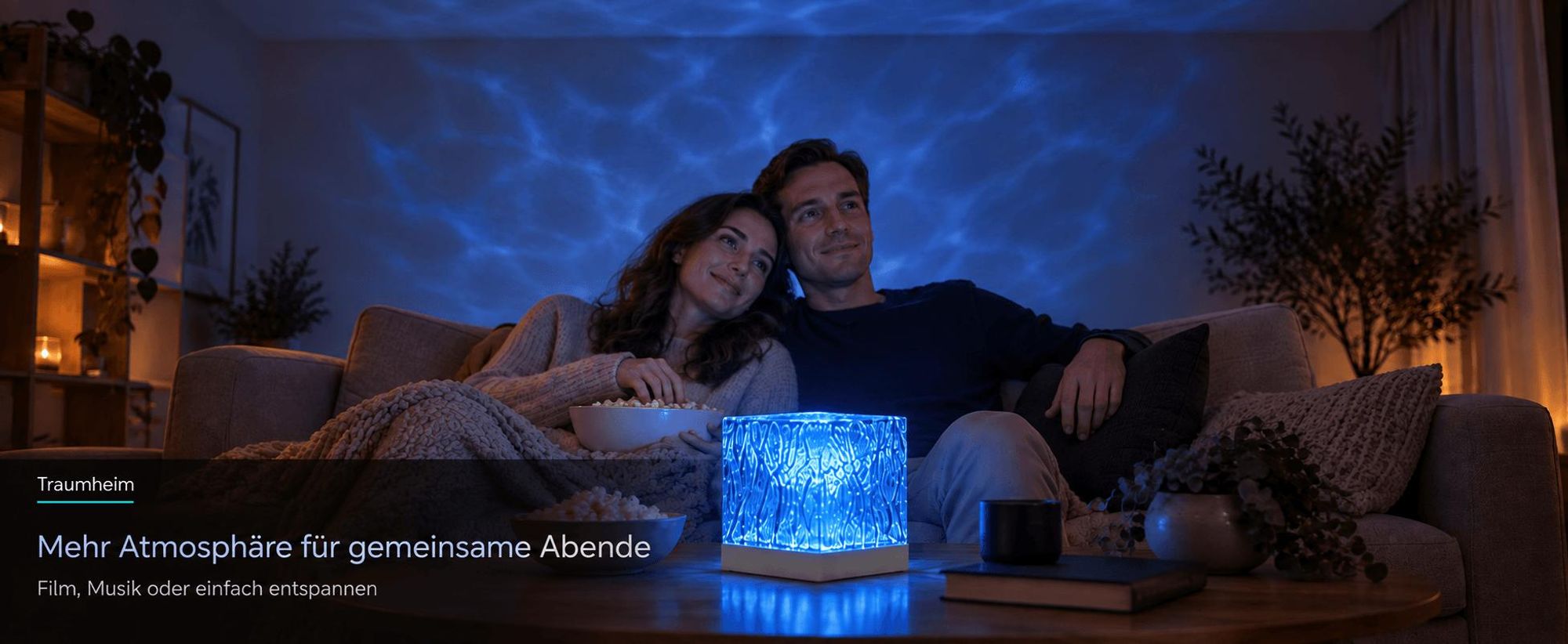 Polarlicht Projektor mit 16 Farben und Fernbedienung, USB-C Nordlicht Lampe, 5W Sternenhimmel Projektor, Schönes mood lighting, für Schlafzimmer, Kind