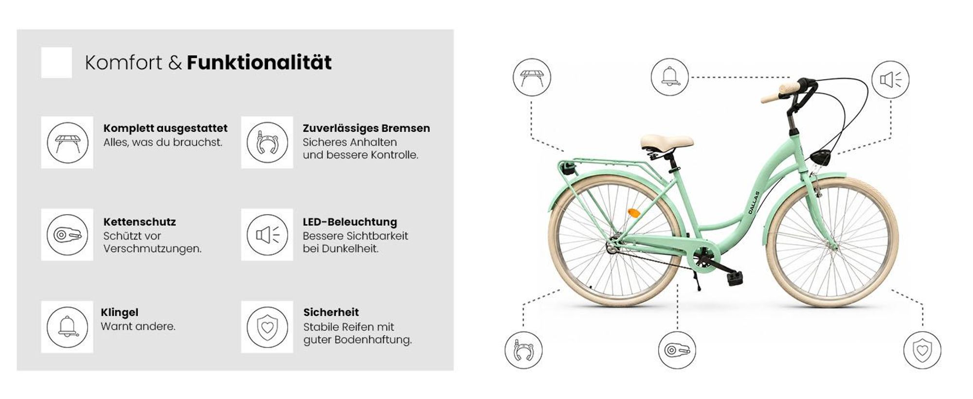 Damenfahrrad