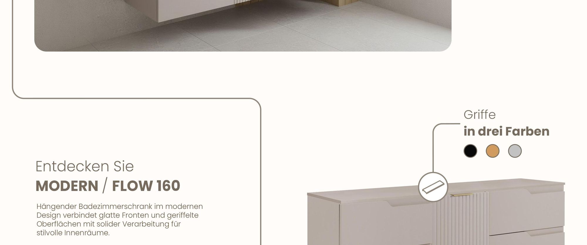 RODAN, Badmöbel, Badschrank, Badezimmermöbel, Badezimmer, MODERN, Waschbeckenunterschrank