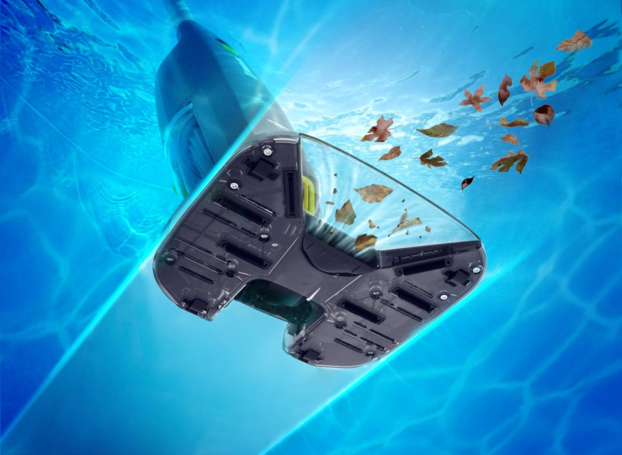 ZODIAC Poolreiniger 77943 - MHV20 – Manuell, Hydraulisch, Bodenreinigung, für Pools bis 32 m²