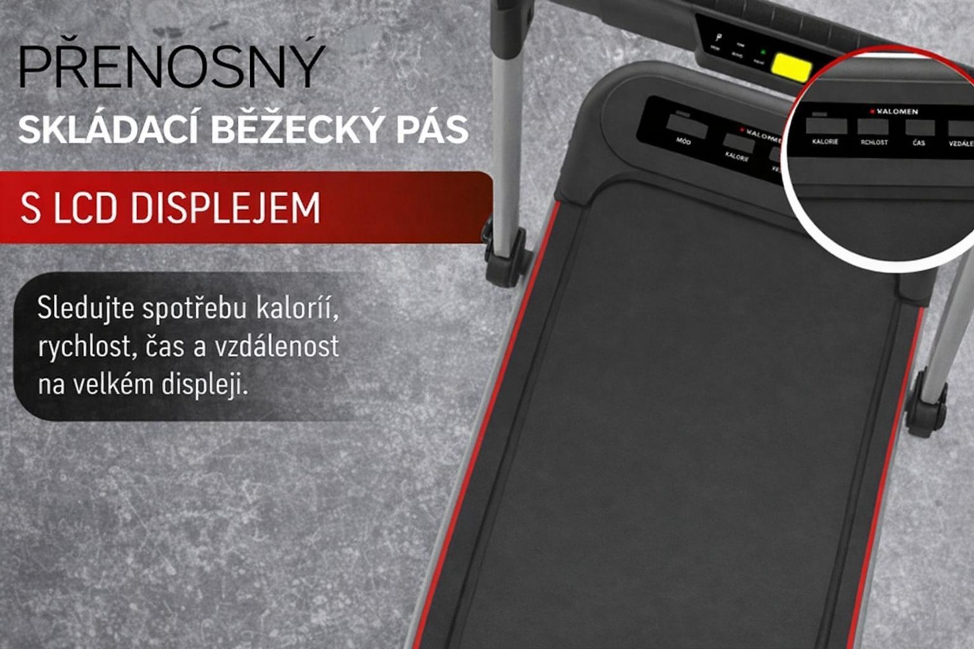 Walden F2600 Běžecký pás 2 v 1 Walking Pad skládací až do 10 km/h Podstolní elektrický chodník Home Office Tichý Dálkové ovládání LCD displej Nosnost 110 kg