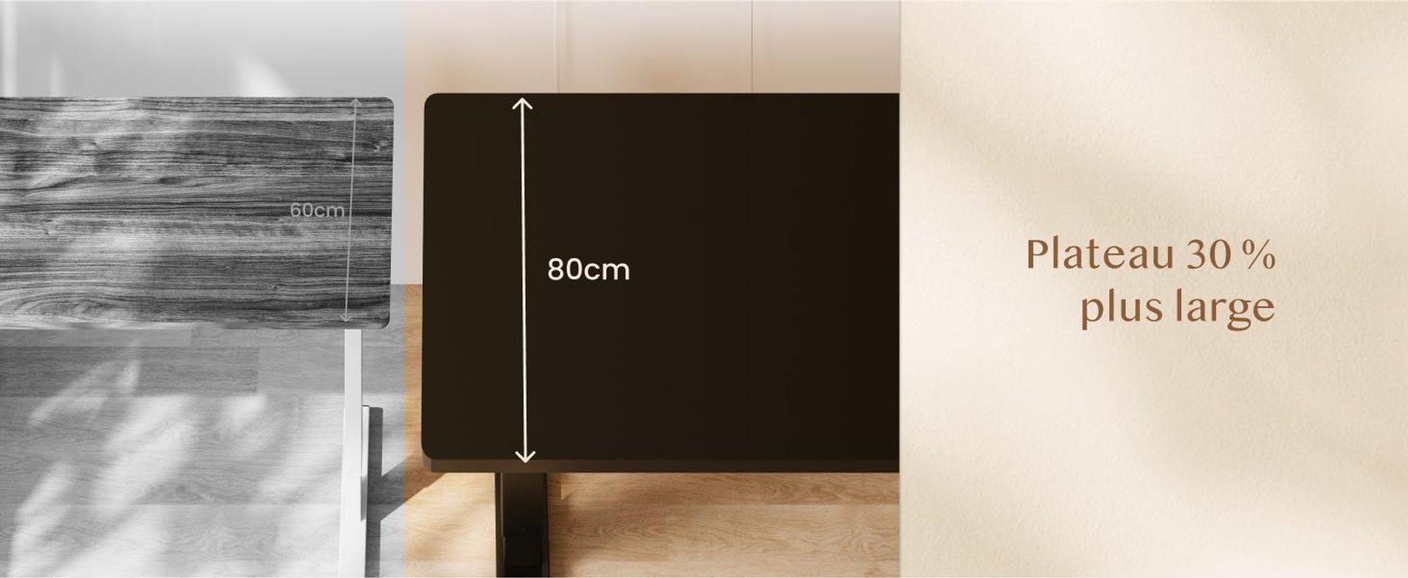 Bureau réglable en hauteur FLEXISPOT QB2 Électrique 180 x 80 cm, 2 MOTEURS PUISSANTS, capacité de charge 120 kg, protection anti-collision, 4 fonctions mémoire (noir)