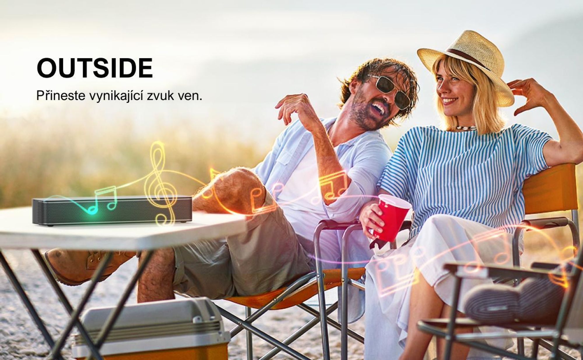 ULTIMEA 2.1kanálový soundbar pro TV s nastavitelnými basy, ovládáním přes aplikaci, all-in-one soundbar, TV reproduktor Bluetooth 5.4, Poseidon M20