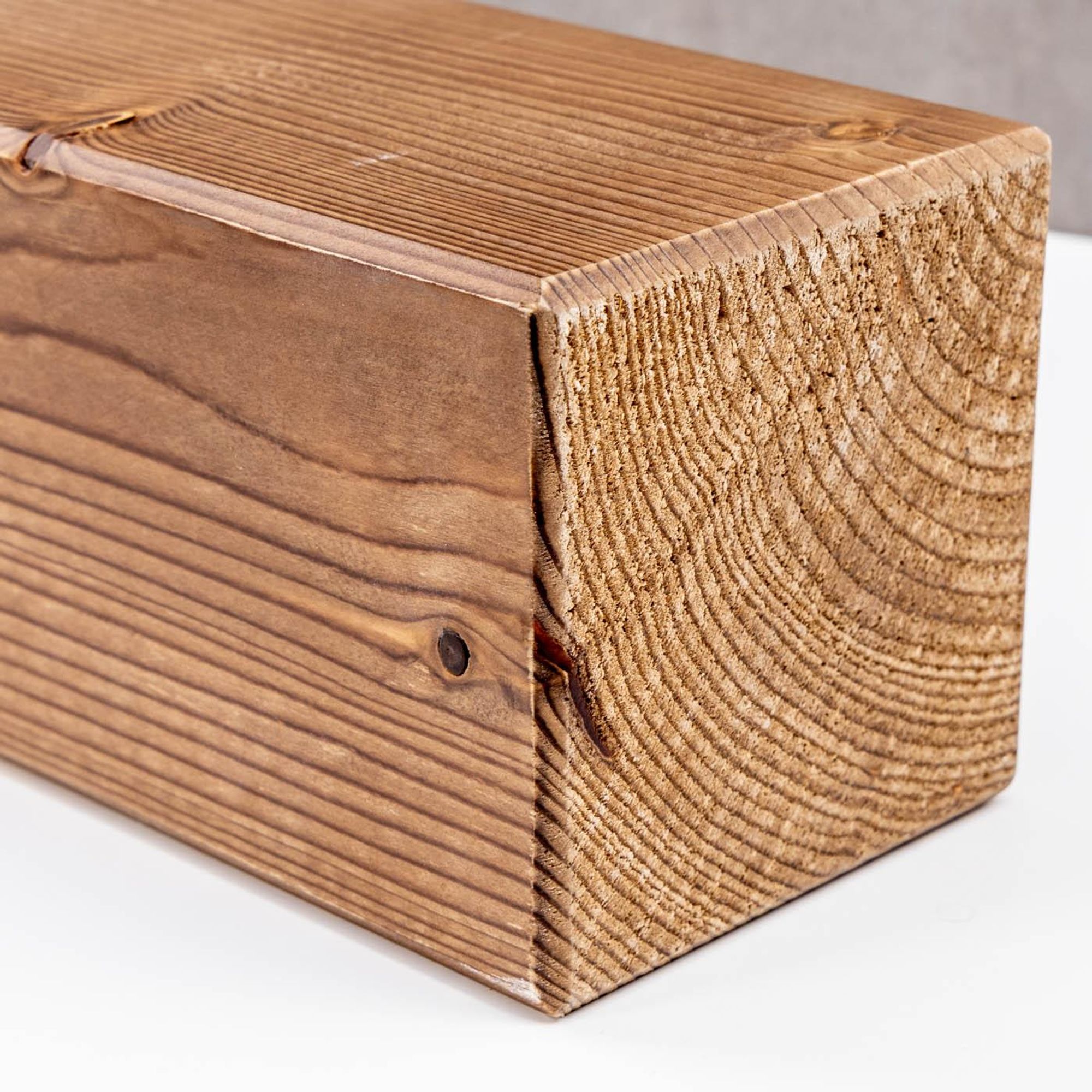 levandeo Wandregal Holz Massiv 60x10cm Eiche Farbig Wandboard Regal Vintage