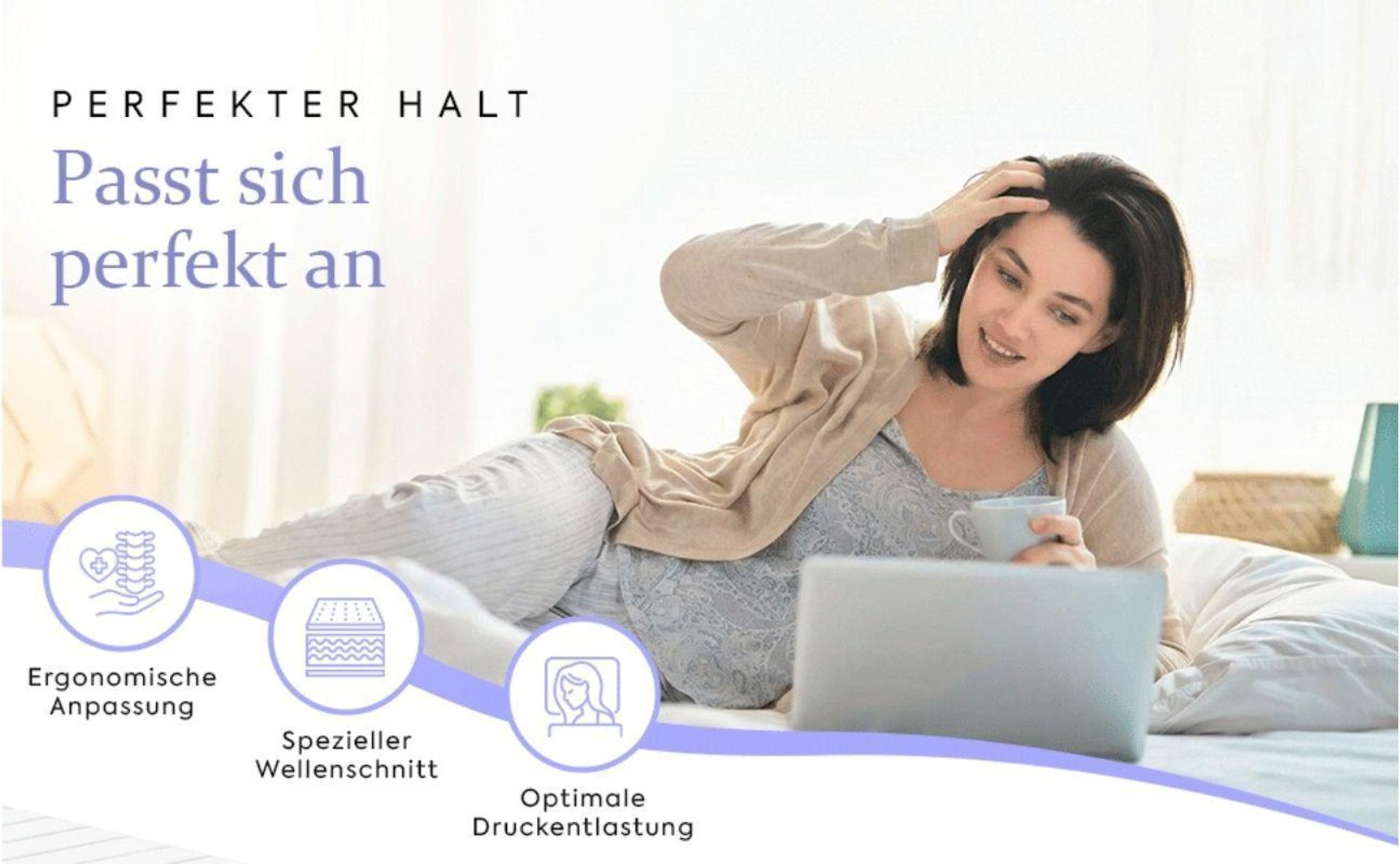 spezieller wellenschnitt und optimale druckentlasung