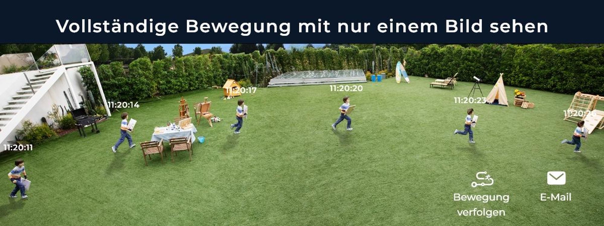 Reolink Duo 3 PoE, 8K 16MP Dual-Objektiv PoE Überwachungskamera, 180° Panorama, Bewegungsspur, Farbnachtsicht, Intelligente Erkennung, 2-Wege-Audio