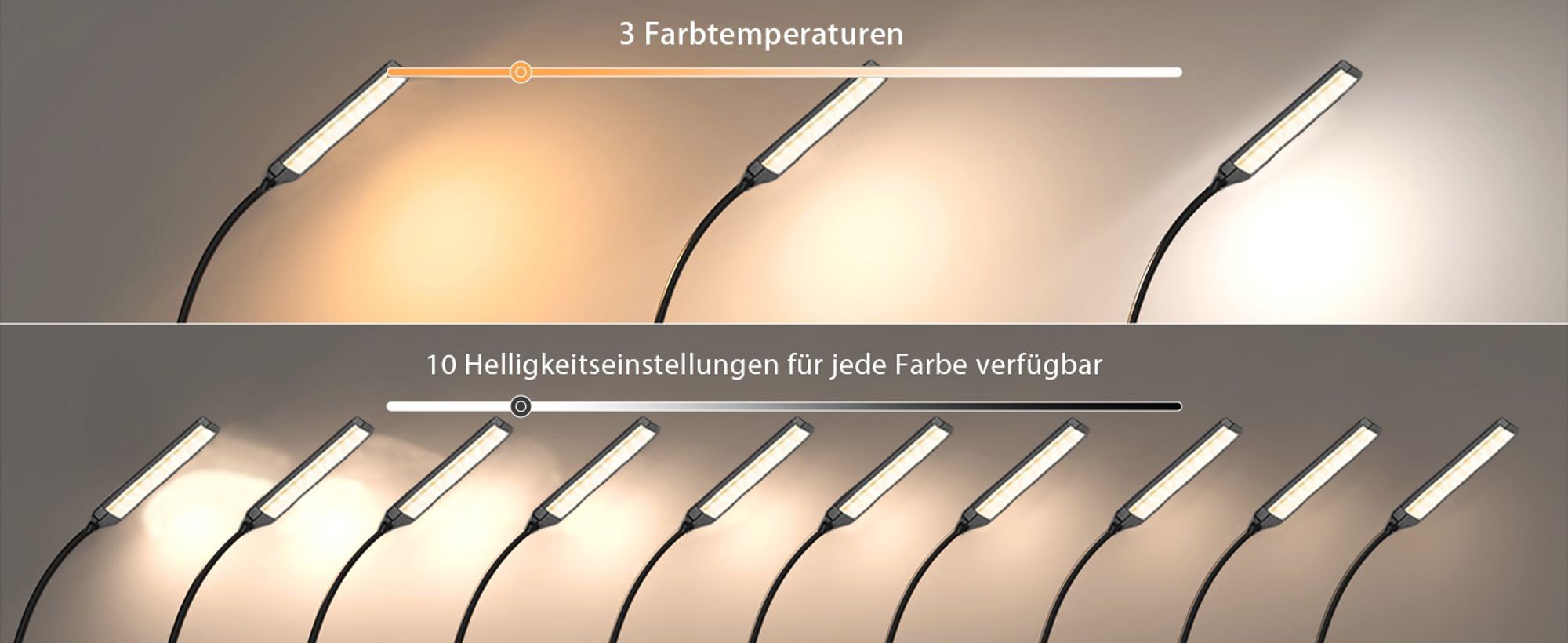 LED Stehlampe Dimmbar 3 Farbtemperaturen Stehleuchte Einstellbare Schwanenhals Leselampe mit Fernbedienung für Schlafzimmer Wohnzimmer Büro