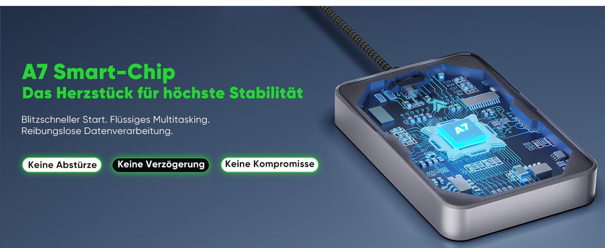 Salcar Wireless CarPlay Adapter für Android – Dualband 5.8 GHz, ohne Verzögerung