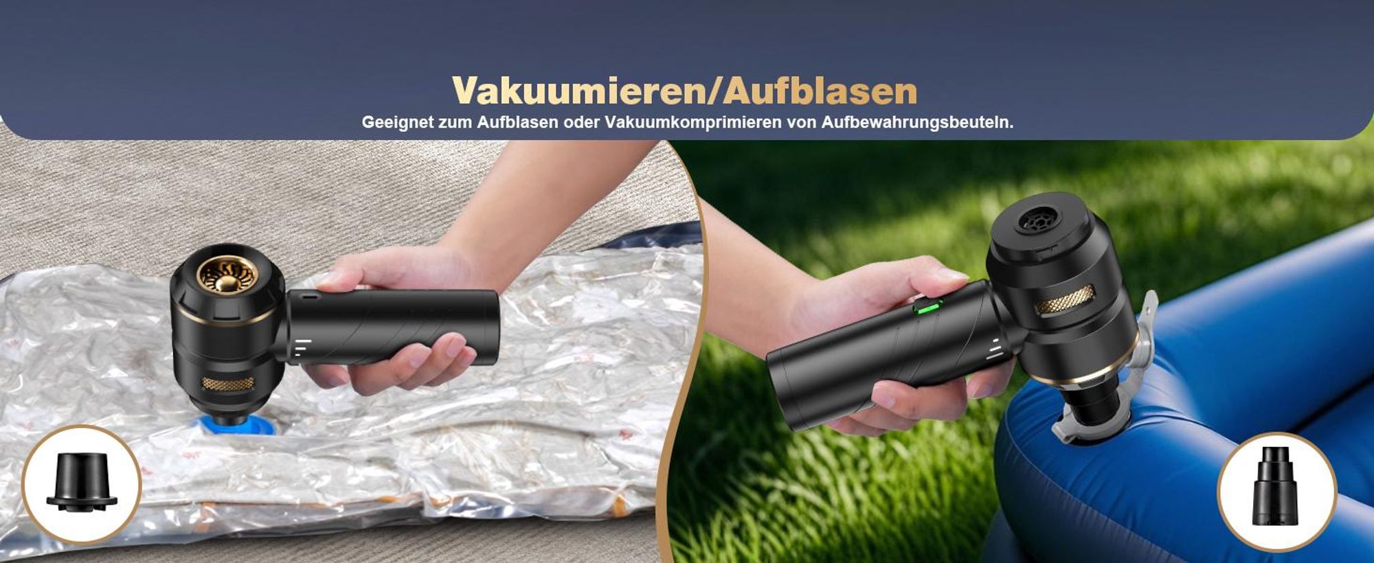 Handstaubsauger Akku 4-in-1,Auto Staubsauger ,25000PA Handstaubsauger Kabellos,3-Gang Bürstenlos staubsauger für Auto,PC,Sofa,Haus& Tierhaar Reinigung