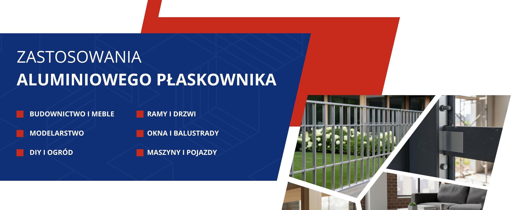 Płaskownik Aluminiowy 40x2 mm 200 cm Profil Aluminium + Cięcie na wymiar