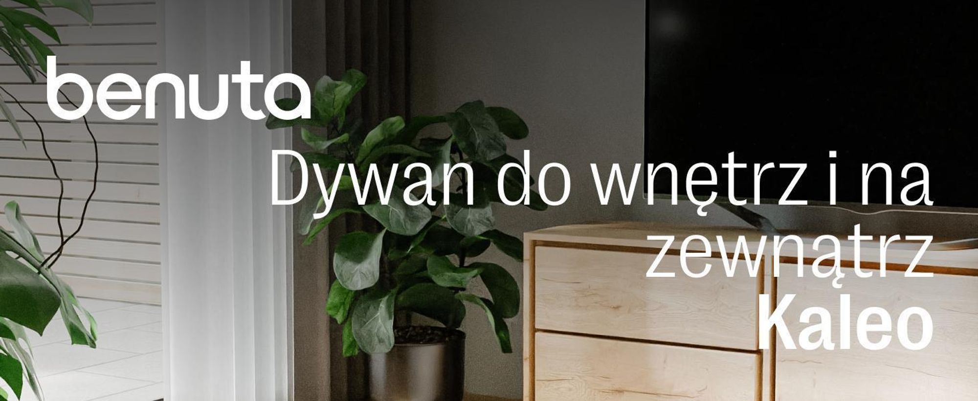 benuta dywan in- & outdoor Kaleo Niebieski/Biały 140x200 cm dywan do salonu dywan zewnętrzny prostokątny wzór nowoczesny krótki włos skandynawski