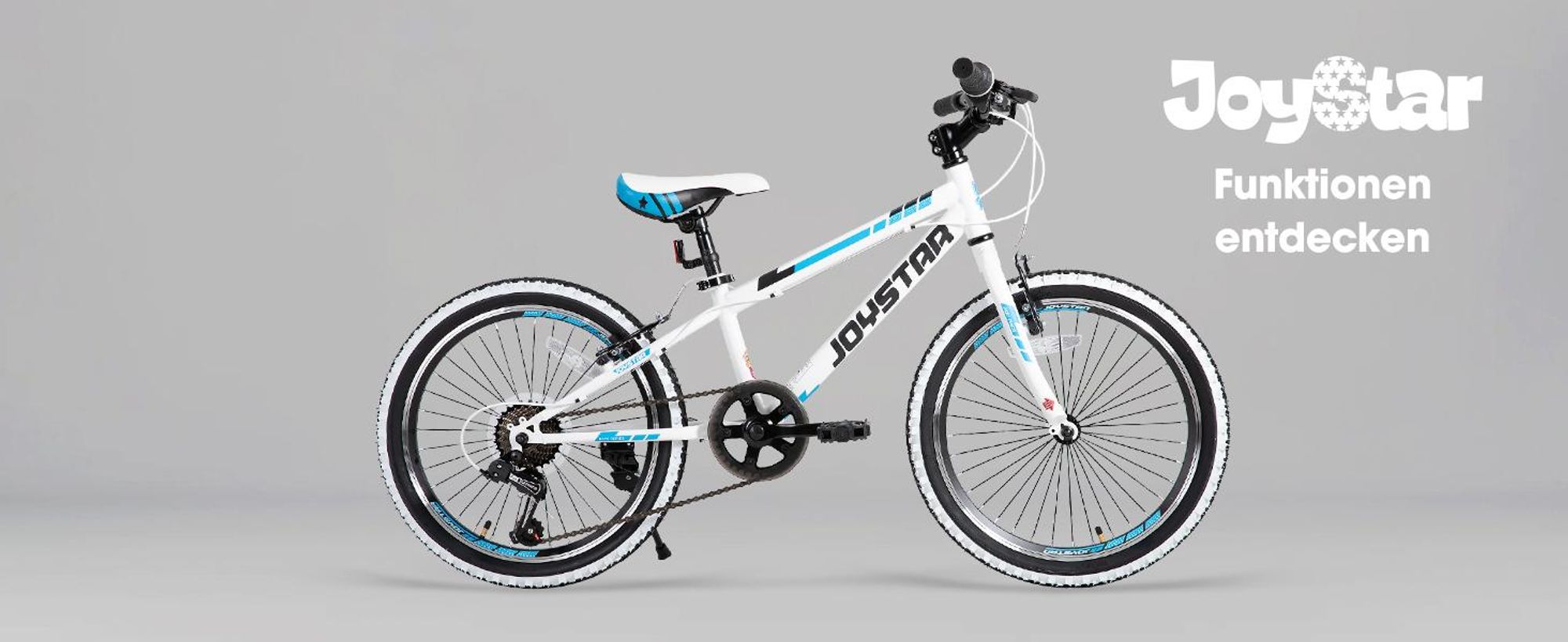 JOYSTAR 24 Zoll Kinderfahrrad für Jungen & Mädchen im Alter von 7-12 Jahren Hardtail Mountainbike für Kinder mit 1-Gang,Schwarz