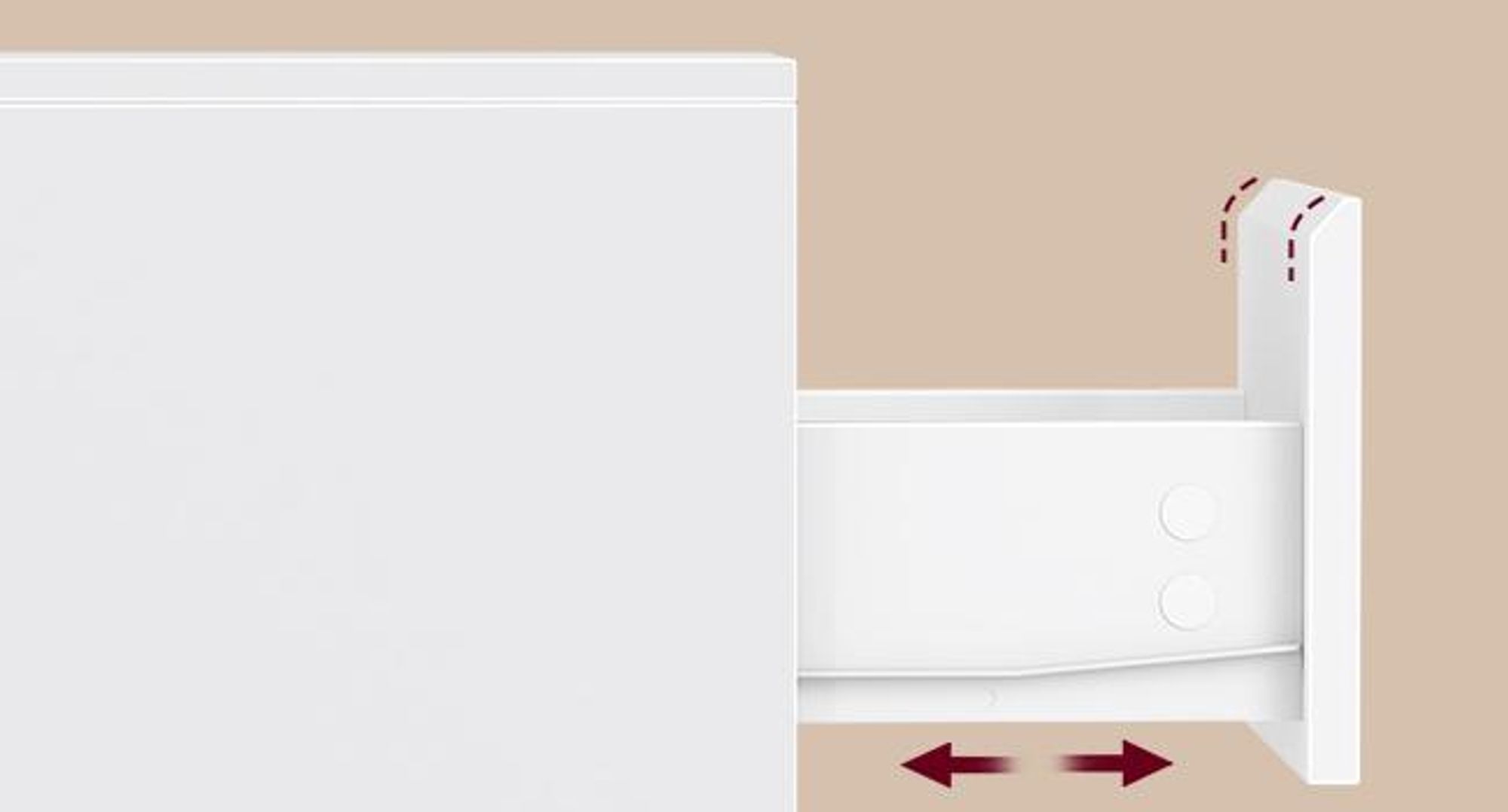 VASAGLE, Schmaler Nachttisch, Beistelltisch mit LED-Beleuchtung, Touch-Steuerung, 1/2 Set