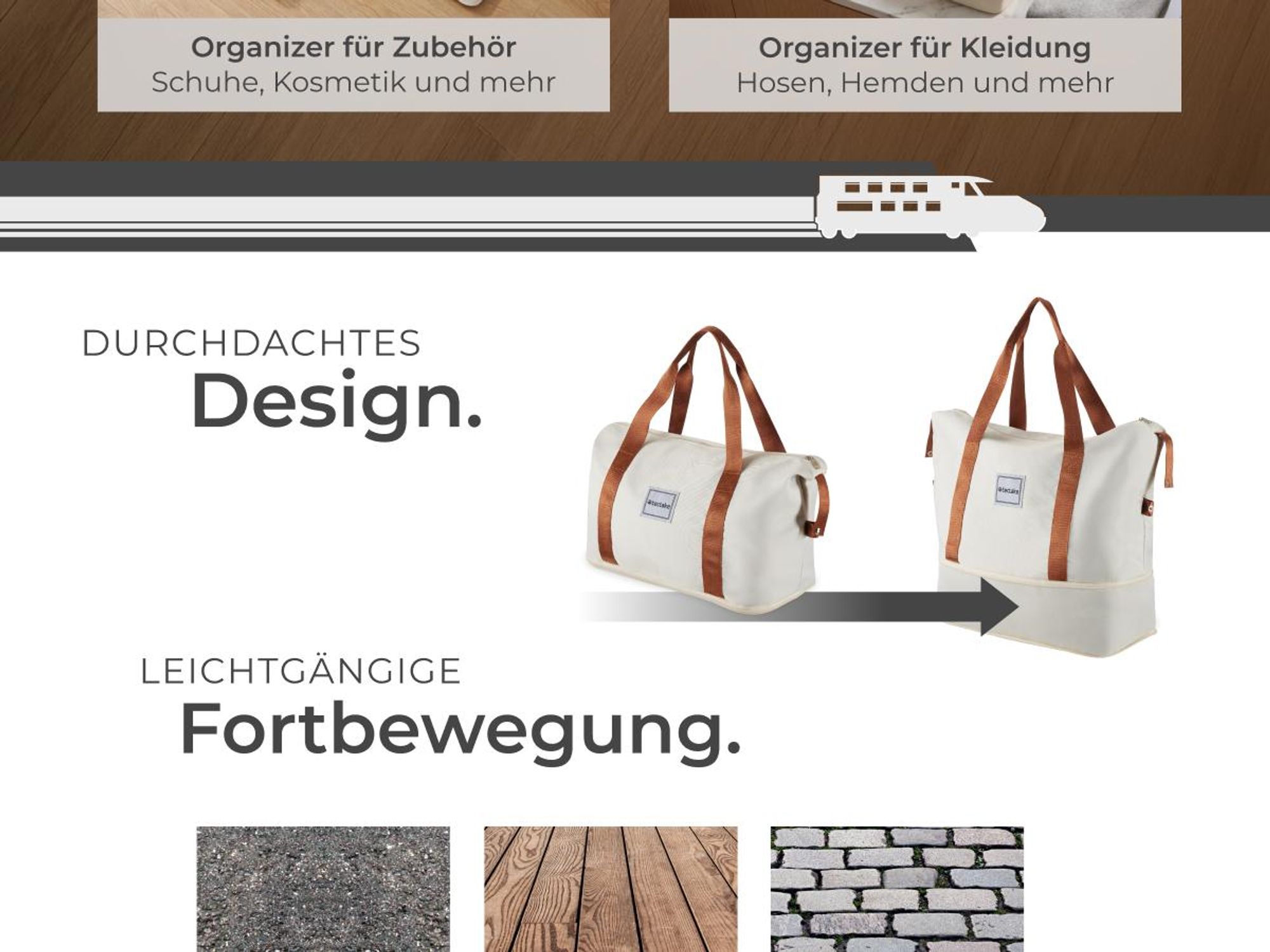 tectake® Reisekofferset Madison 13-teilig, Hartschalen aus robustem ABS-Kunststoff