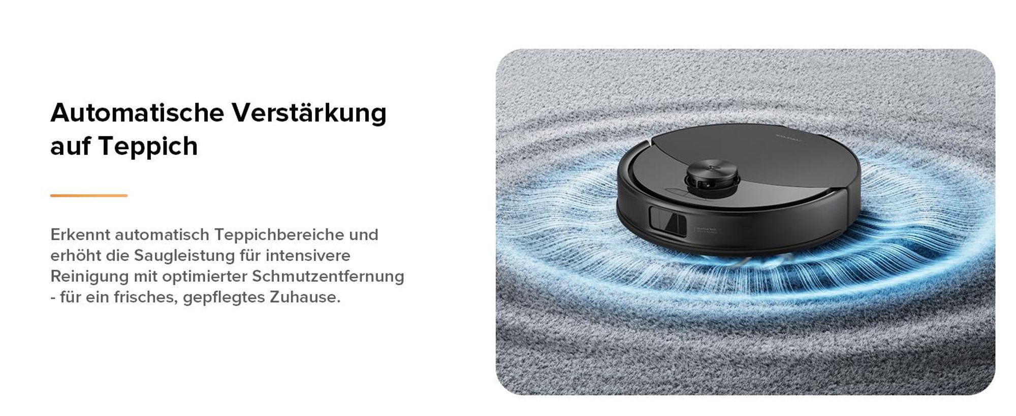 Roborock Q10 S5 Saugroboter mit Wischfunktion,10.000 Pa Staubsauger Roboter, Dual Anti-Tangle System, Auto Lifting Mopping, Ideal für Tierhaare,Schwaz