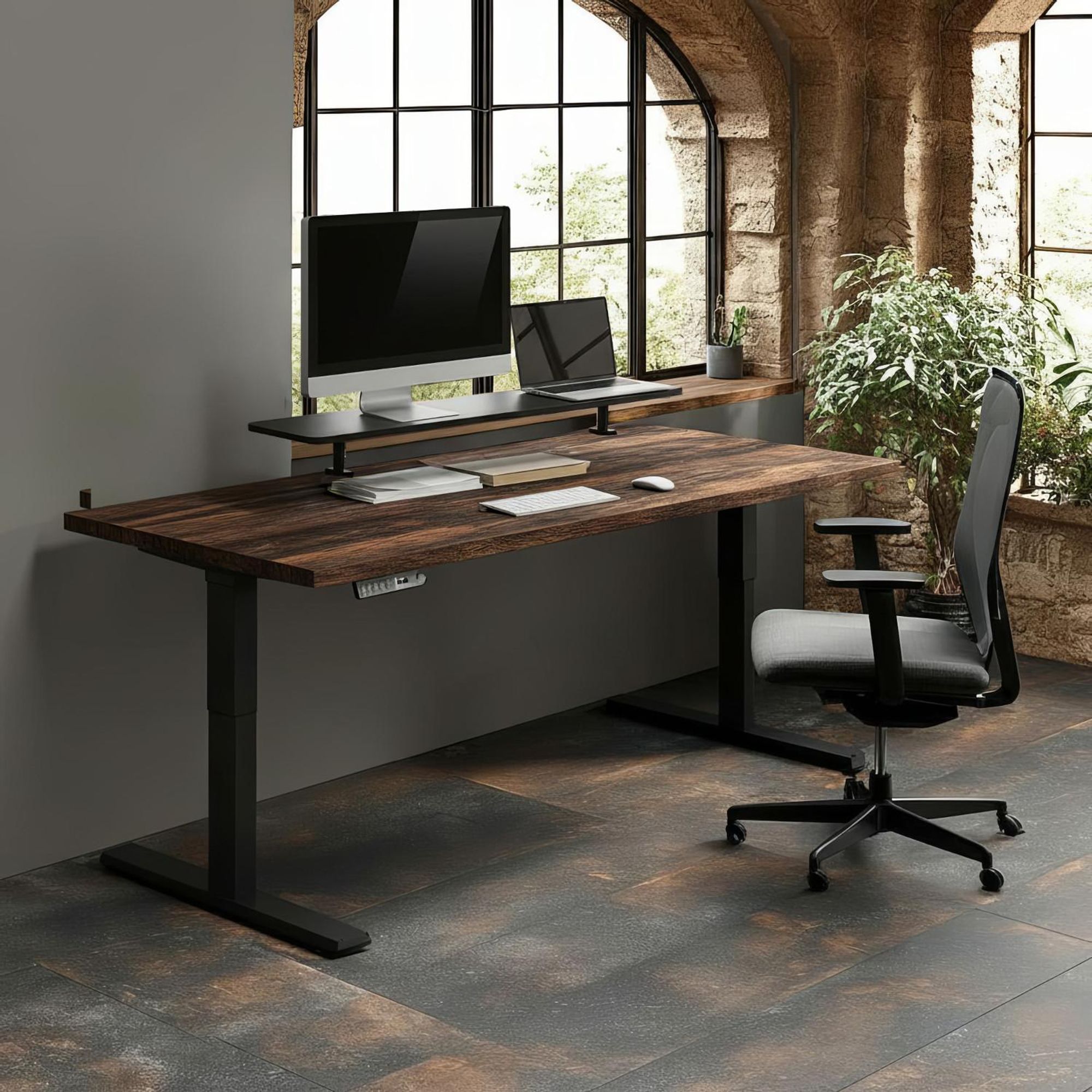 Maclean Monitor shelf desk mount Ergo Office ER-40