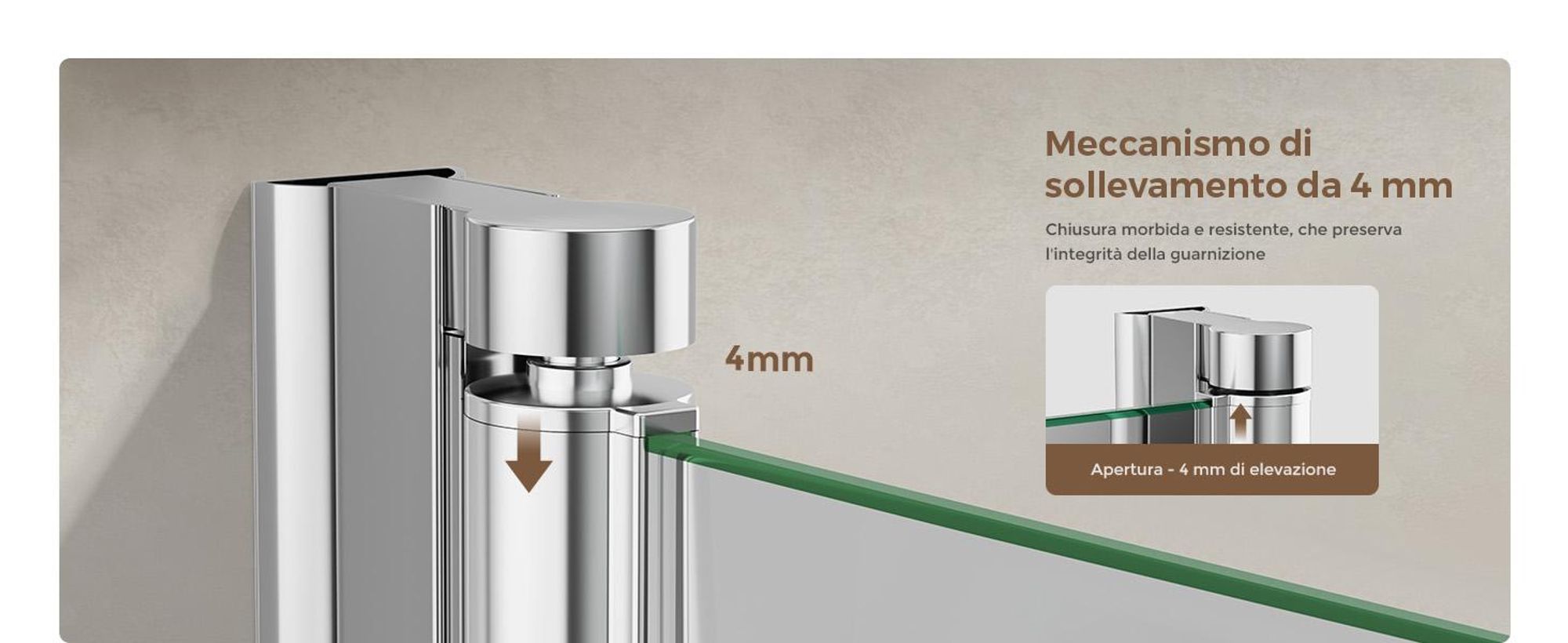 S'AFIELINA Cabine doccia pieghevole 2 pezzi per vasca 100x140 cm, vetro di sicurezza ESG 6 mm con rivestimento NANO Easy-Clean