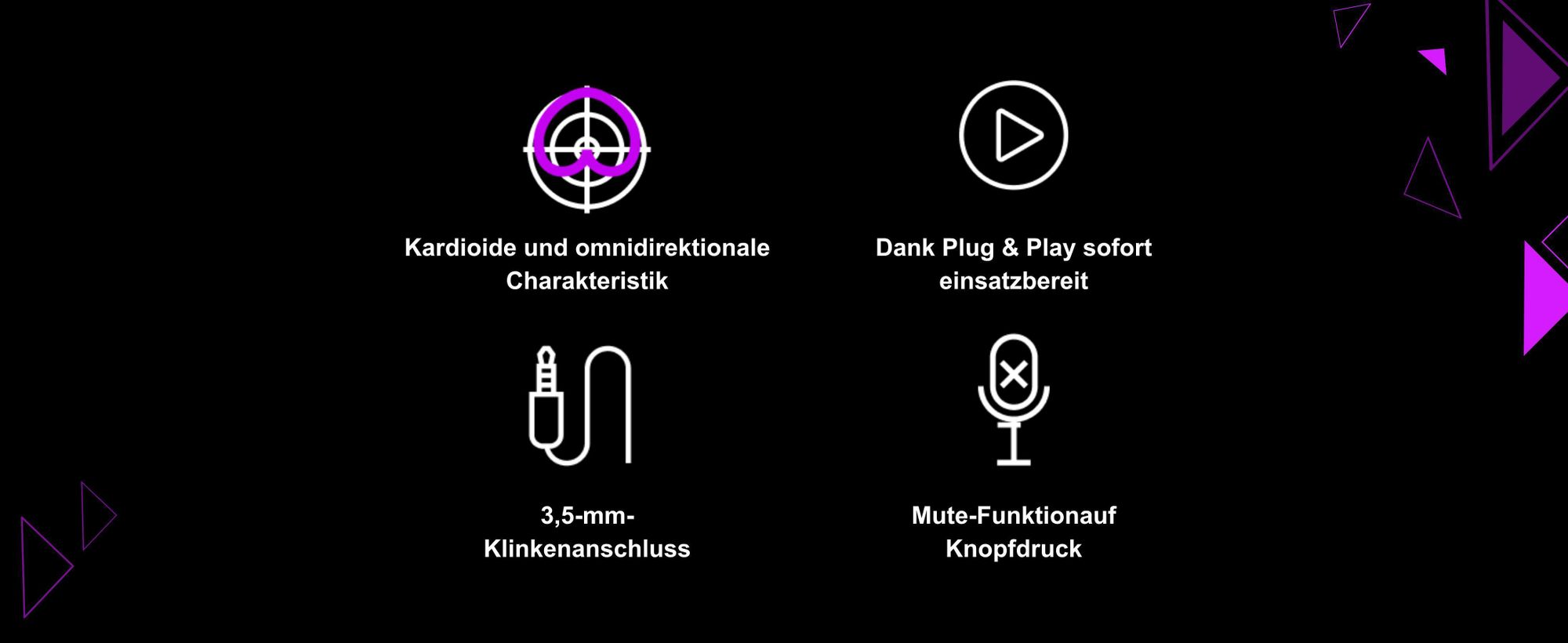 PREYON Stork Scream Gaming Mikrofon PC - USB Mikrofon Streaming Microphone Podcast Mikro Stand Mikrofon Für PC Studio Mikrofon Mit Arm Aluminium