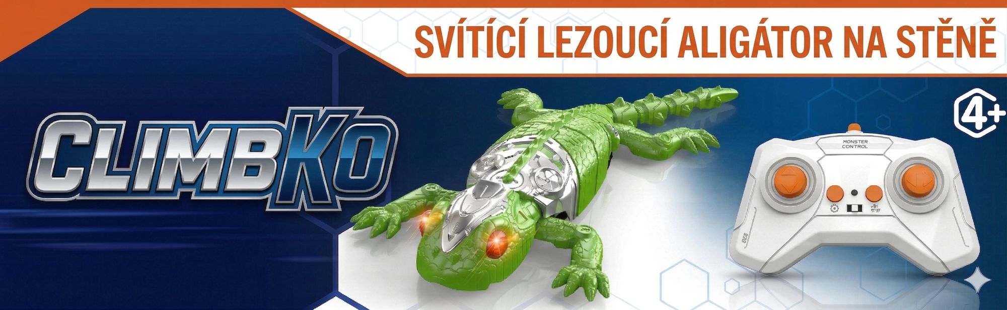 Dálkově ovládaná lezoucí ještěrka, dálkově ovládaná ještěrka šplhající po zdi, RC gekon – CLIMBKO