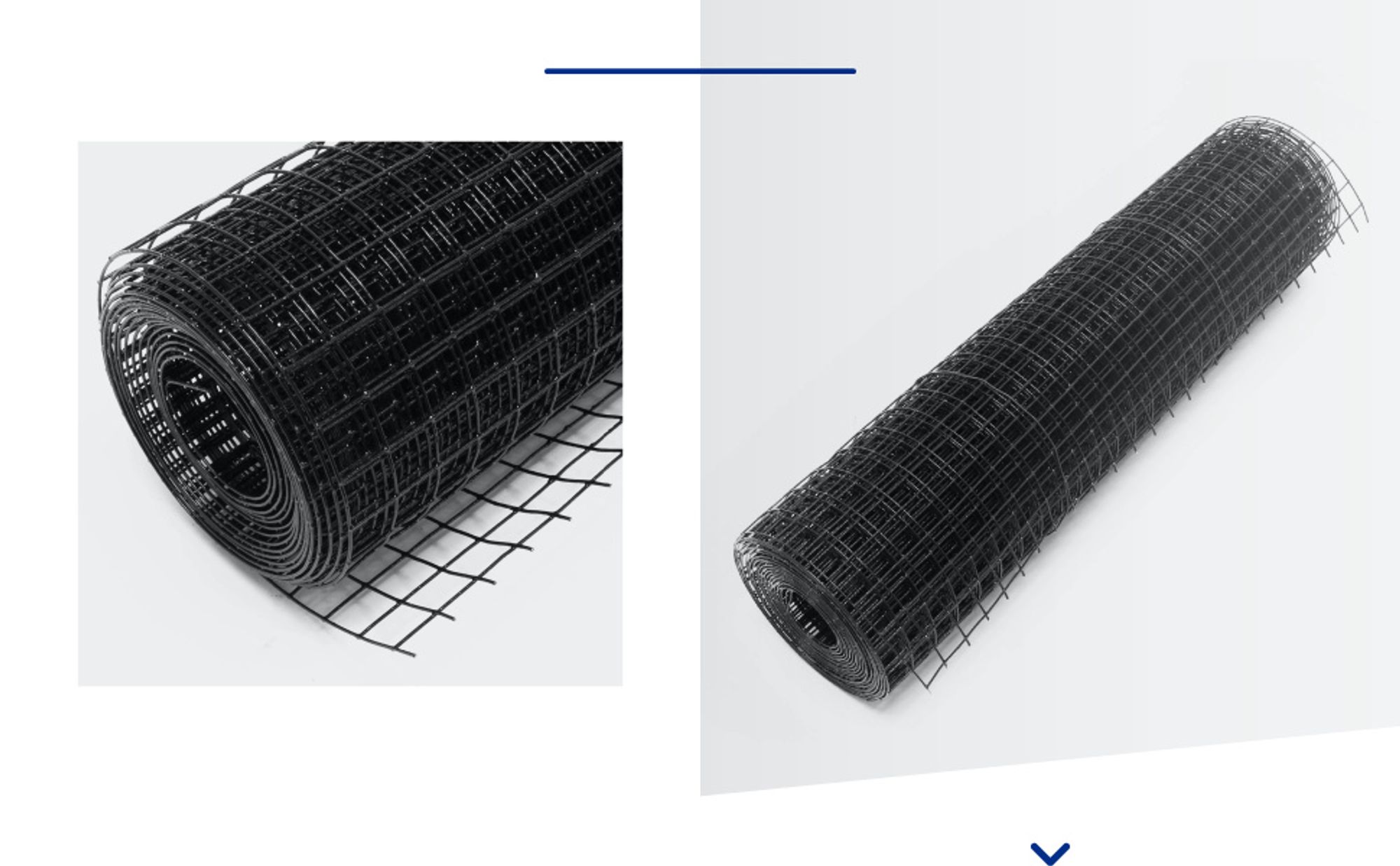 Wiltec Maschendrahtzaun Schwarz 100 cm x 5 m, 0,9 mm Stärke 19x19 mm Maschengröße, Volierendraht 4-Eck aus Stahl verzinkt, Drahtgitter, Vogeldraht
