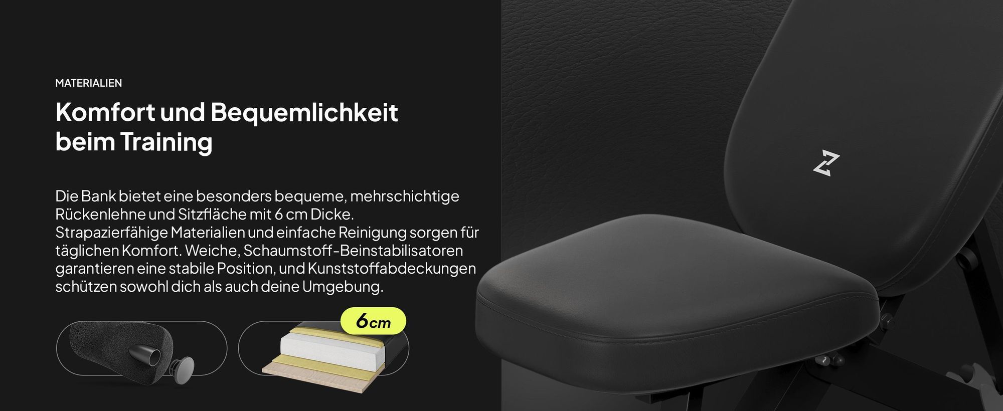 Zipro Profi Hantelbank Klappbar Jacked – Verstellbare Schrägbank & Negativbank (7+3 Stufen) Extra Dicke Polsterung Belastbar Trainingsbank für Zuhause