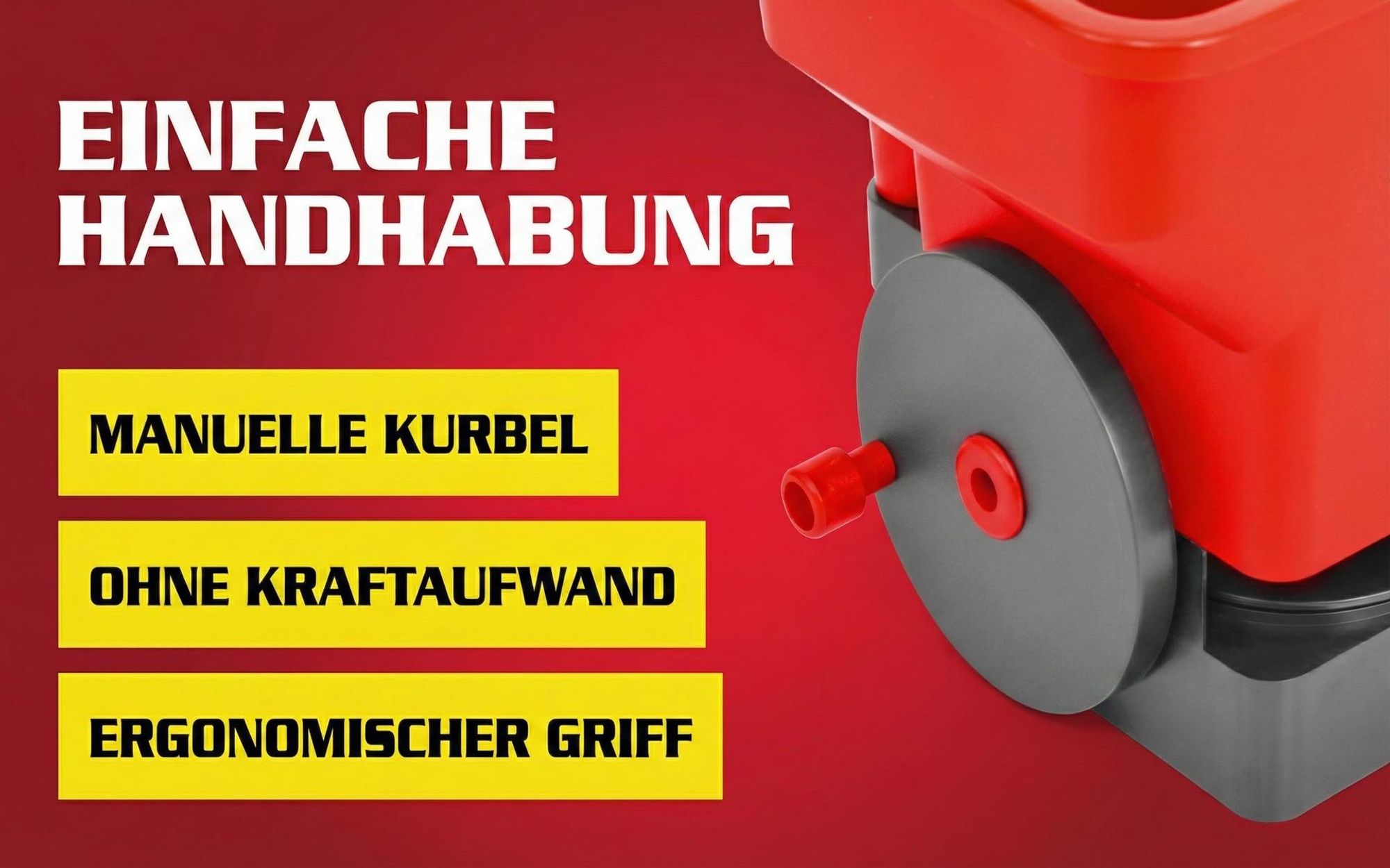 HECHT 33 Handstreuer Düngerstreuer | 3 Liter | Streubreite: 1,8 - 3,6 m | 3-Stufig