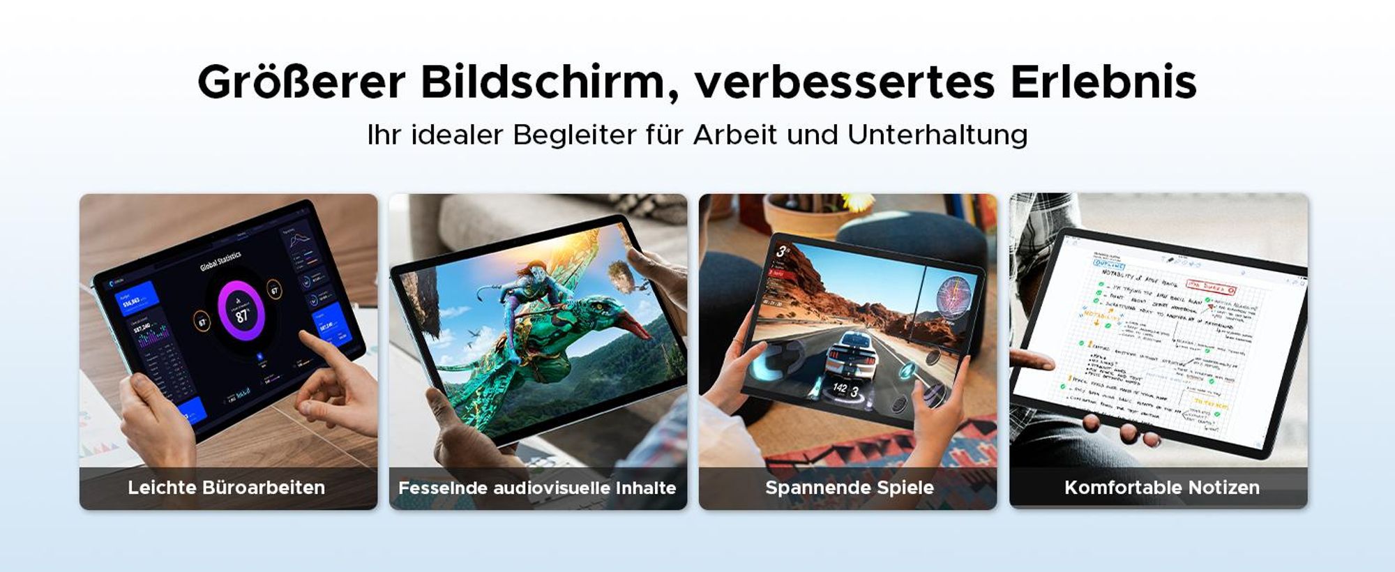 DOOGEE Tab E3 Max VIP Tablet Android 16, 14 Zoll 2,2K, 48GB(8+40)+256GB, 13500mAh/18W,4G LTE,Widevine L1, inkl. Tastatur, Maus, Hülle, Stift