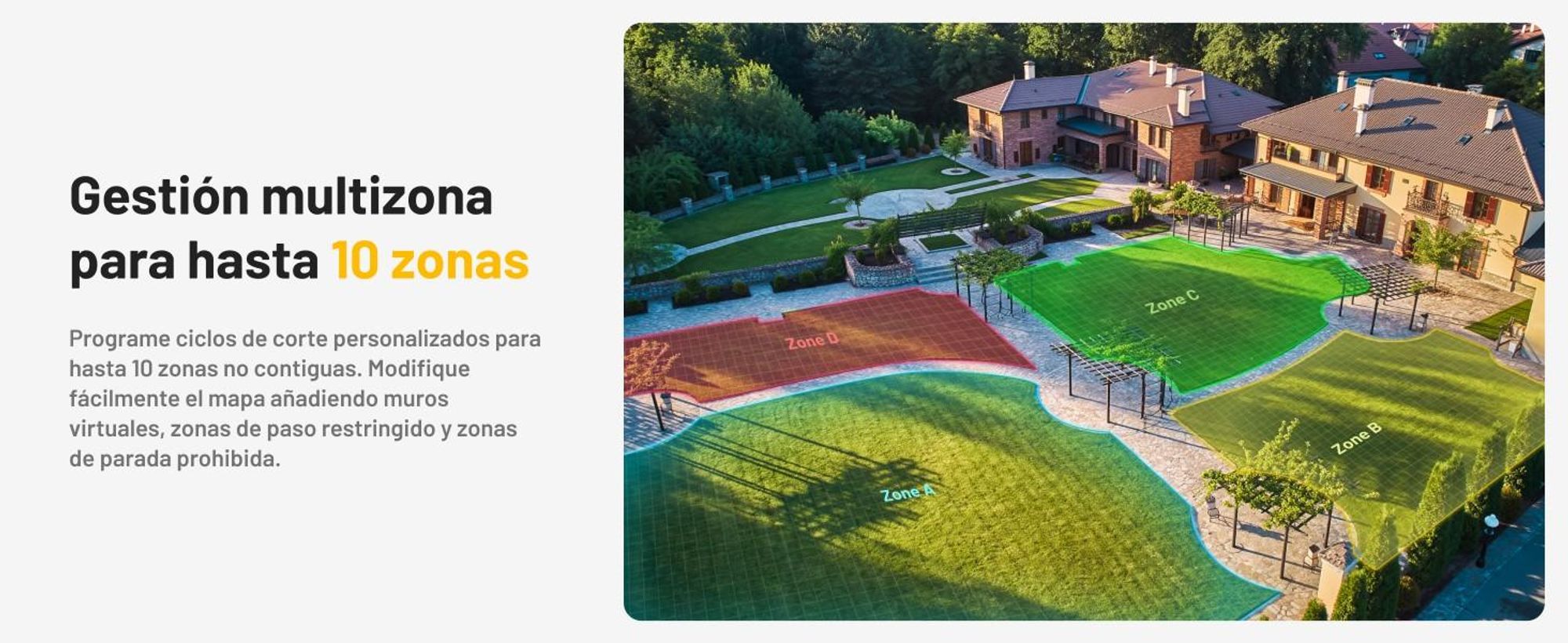 Cortacésped Robótico Mammotion YUKA Mini 2 1000 con garaje y soporte de lavado, sin cable, para 1000 m², DropMow, mapeo automático, corte de bordes