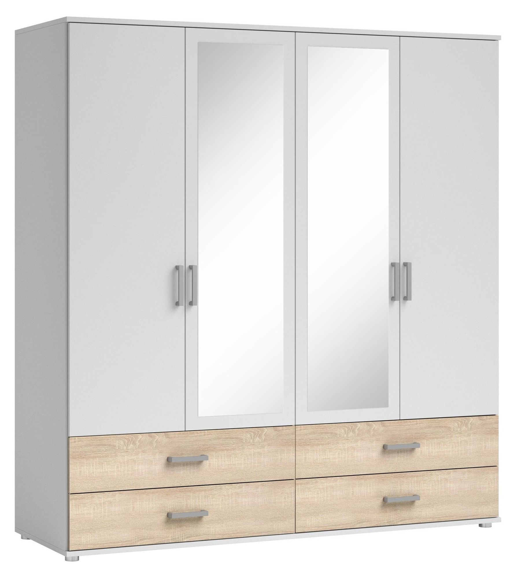 IVAR Kleiderschrank – moderner Drehtürenschrank mit Spiegeltüren und großem Stauraum