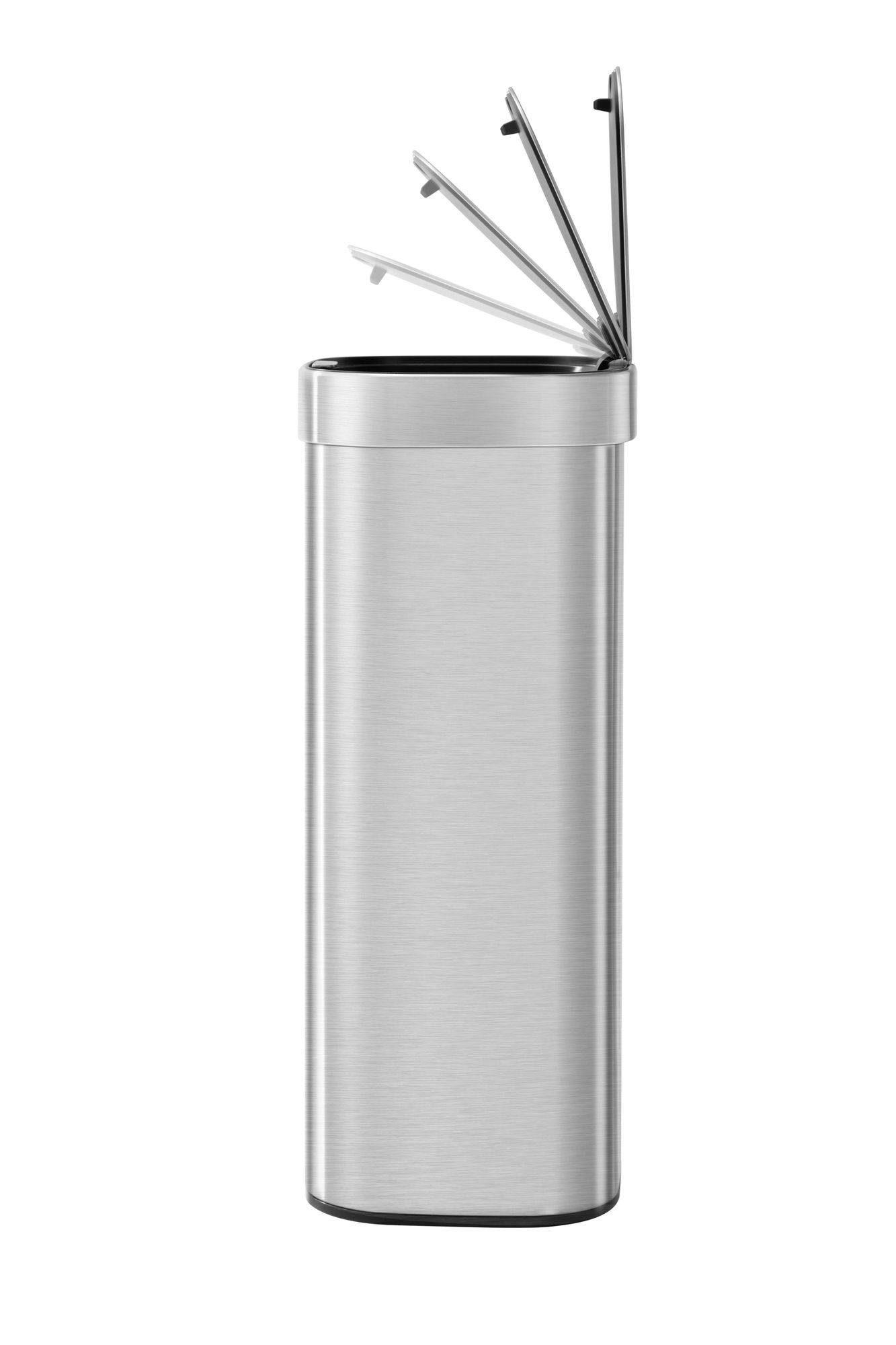 EKO - Loft Touch Top Poubelle 40 litres - Stainless Steel Plastic - Matt Inox