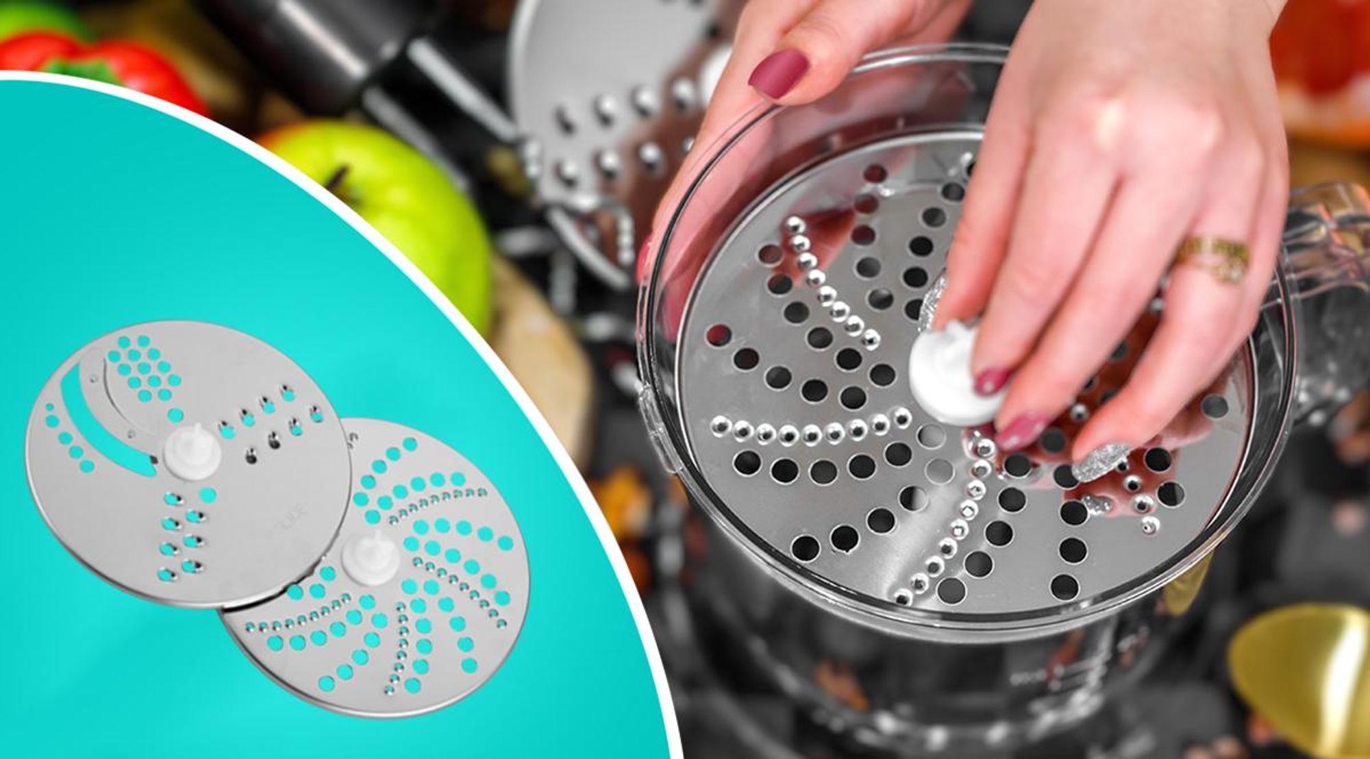 LEHMANN 9in1 Stabmixer Set en Acier Inoxydable, 1200W, Turbofunktion und Geschwindigkeitsregelung