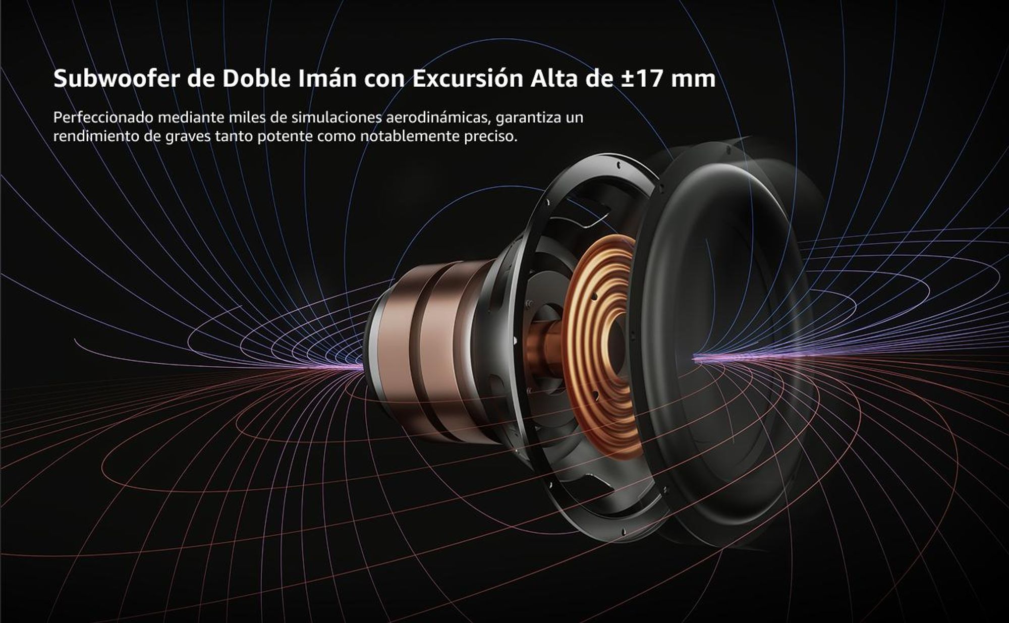 ULTIMEA Skywave Series: Sistema de sonido envolvente inalámbrico profesional de 7.1.4 canales para televisión, con Dolby Atmos, barra de sonido de 980 W y subwoofer inalámbrico de 10"