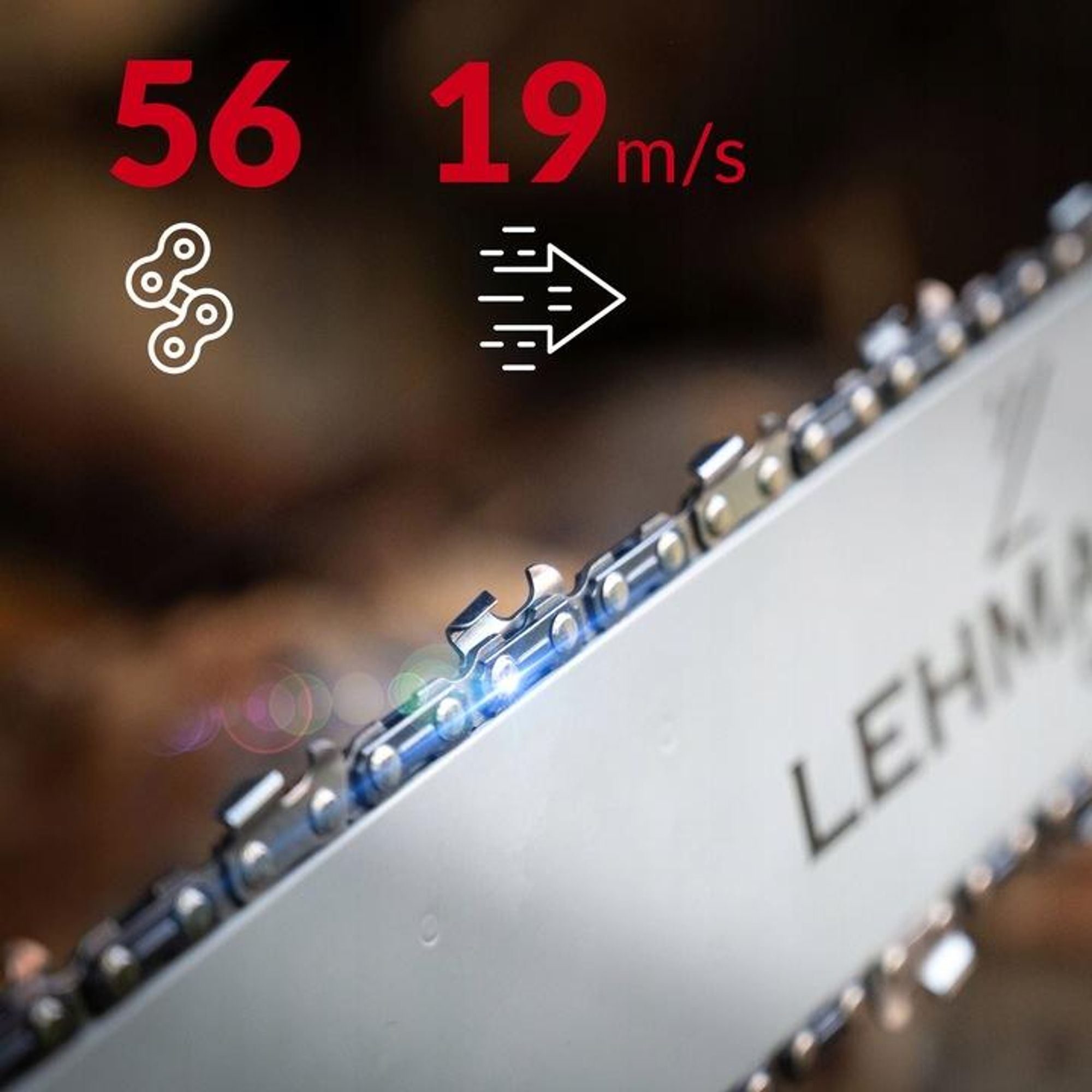 Piła łańcuchowa pilarka akumulatorowa LEHMANN LGACS-1240 gałęziówka do drewna mocna