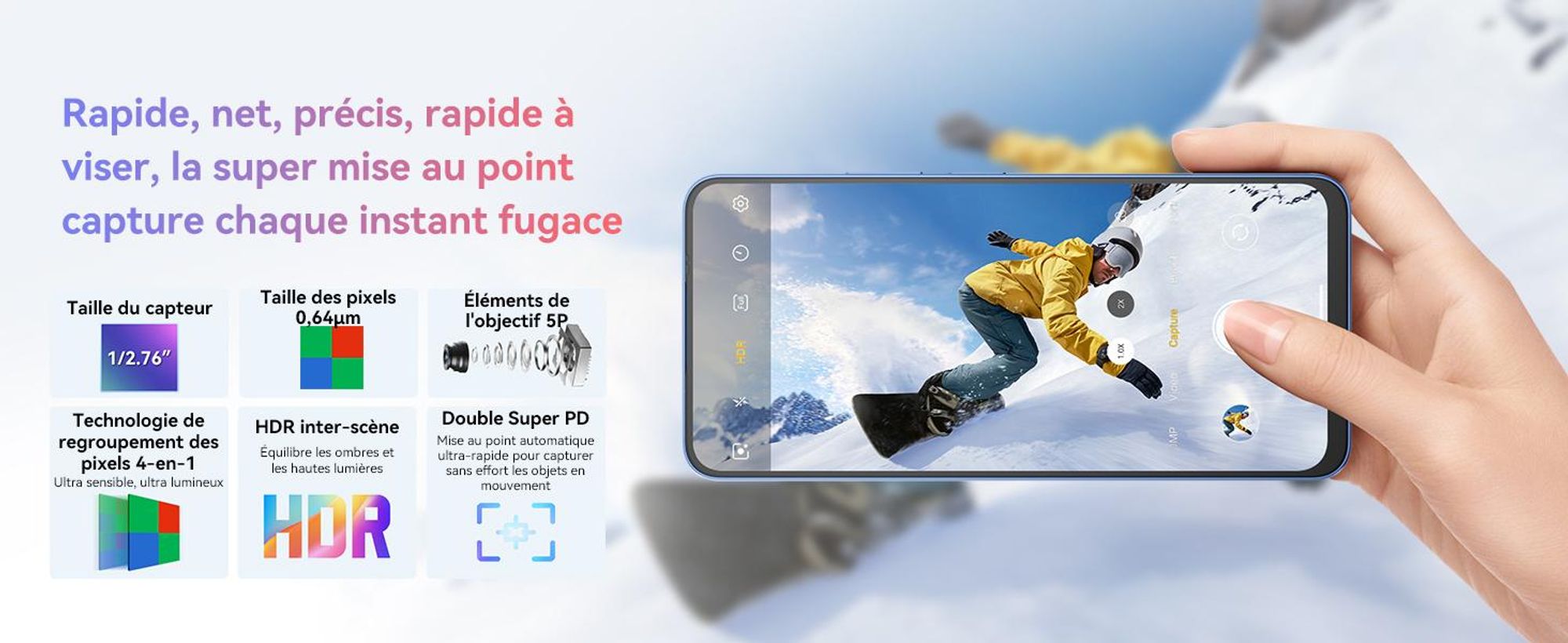Blackview Shark 9 mobile 5G 24GB(8+16GB)+256GB/2TBTF,Octa Core,Super PD 50MP AI album photo, Smartphone sans contrat, 6.67", 5000mAh, Dual SIM, 4K Video