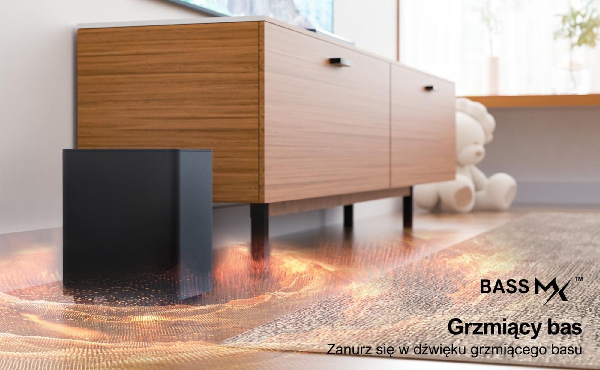 ULTIMEA 5.1 Surround Soundbar 320W, Virtual Surround System, Soundbar z subwooferem i tylnymi głośnikami, Regulacja dźwięku przestrzennego i basów Kino domowe