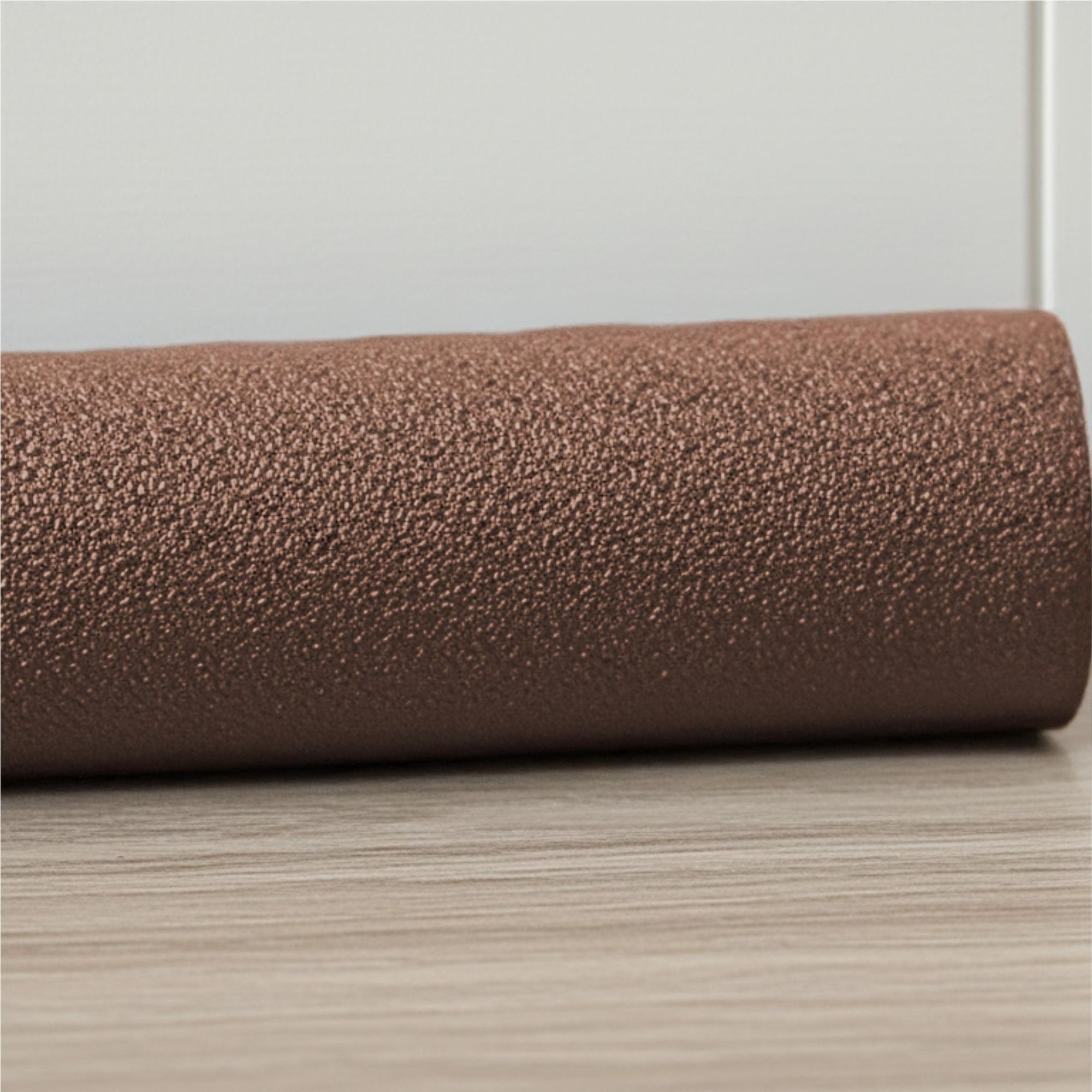 Türdichtung 90cm Braun, Zugluftstopper für Tür & Fenster, Schallschutz & Insektenschutz, Schaumstoff Dichtung zuschneidbar, EVI HOME Dual Brown