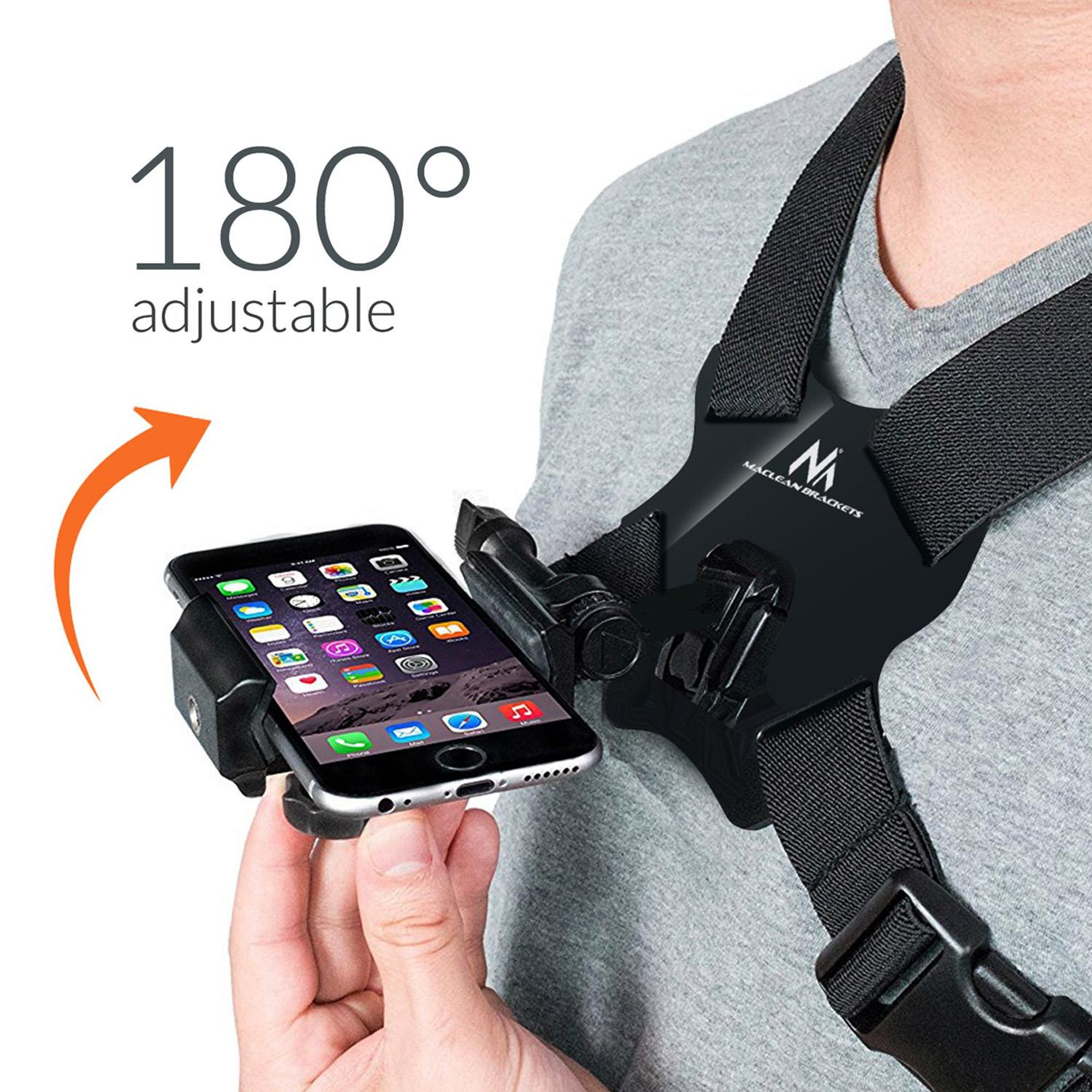 Brustgurthalter Brustgurt Halterung Träger Holster Handy Kamera