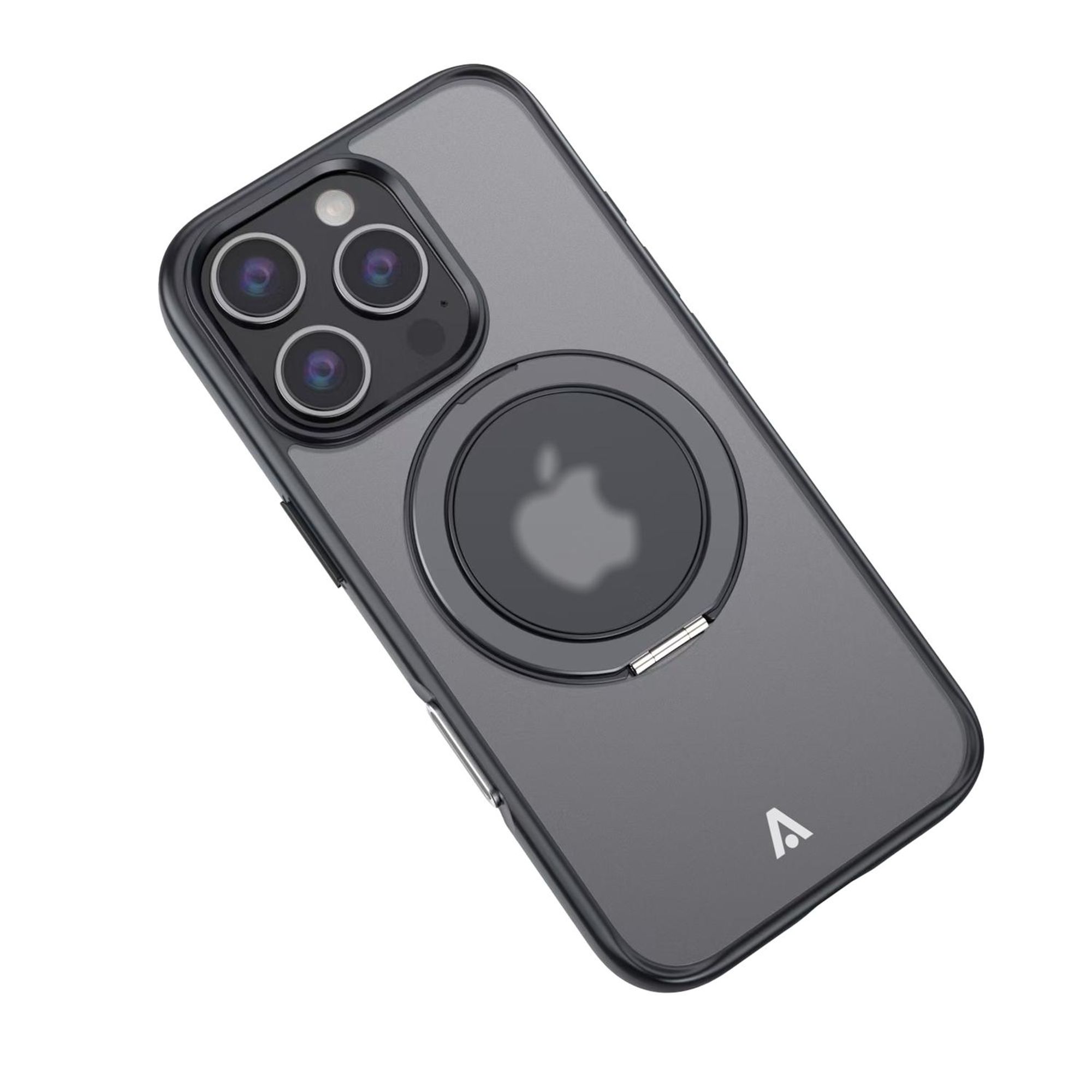 alkaya Lucid 360 FlexStand Case mit Magsafe für iPhone 15 Pro Max schwarz (CS-20225)
