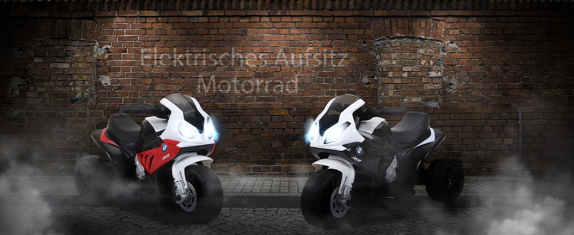 HOMCOM Elektro Motorrad für Kinder Kindermotorrad Kinderfarhzeug BMW Linzenz