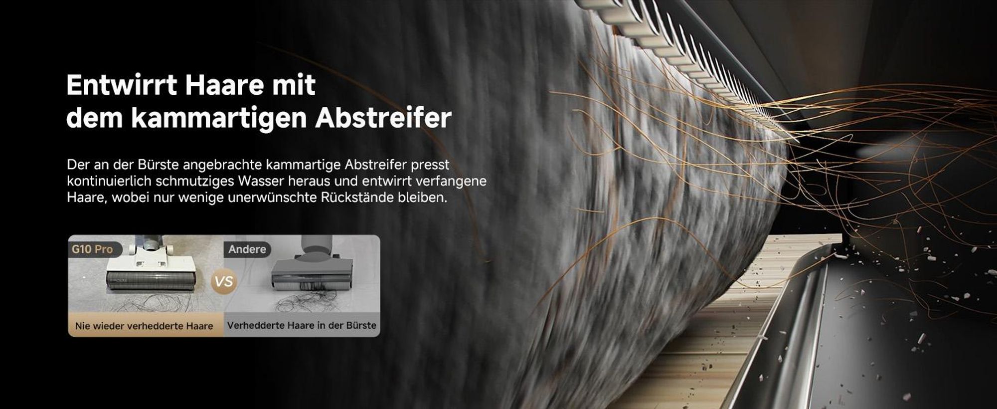 Dreame G10 Pro Nass- und Trockensauger mit Wischfunktion,Alles-in-einem,Selbstreinigung,Kantenreinigung,selbstfahrende Staubsauger-Wisch-Kombination
