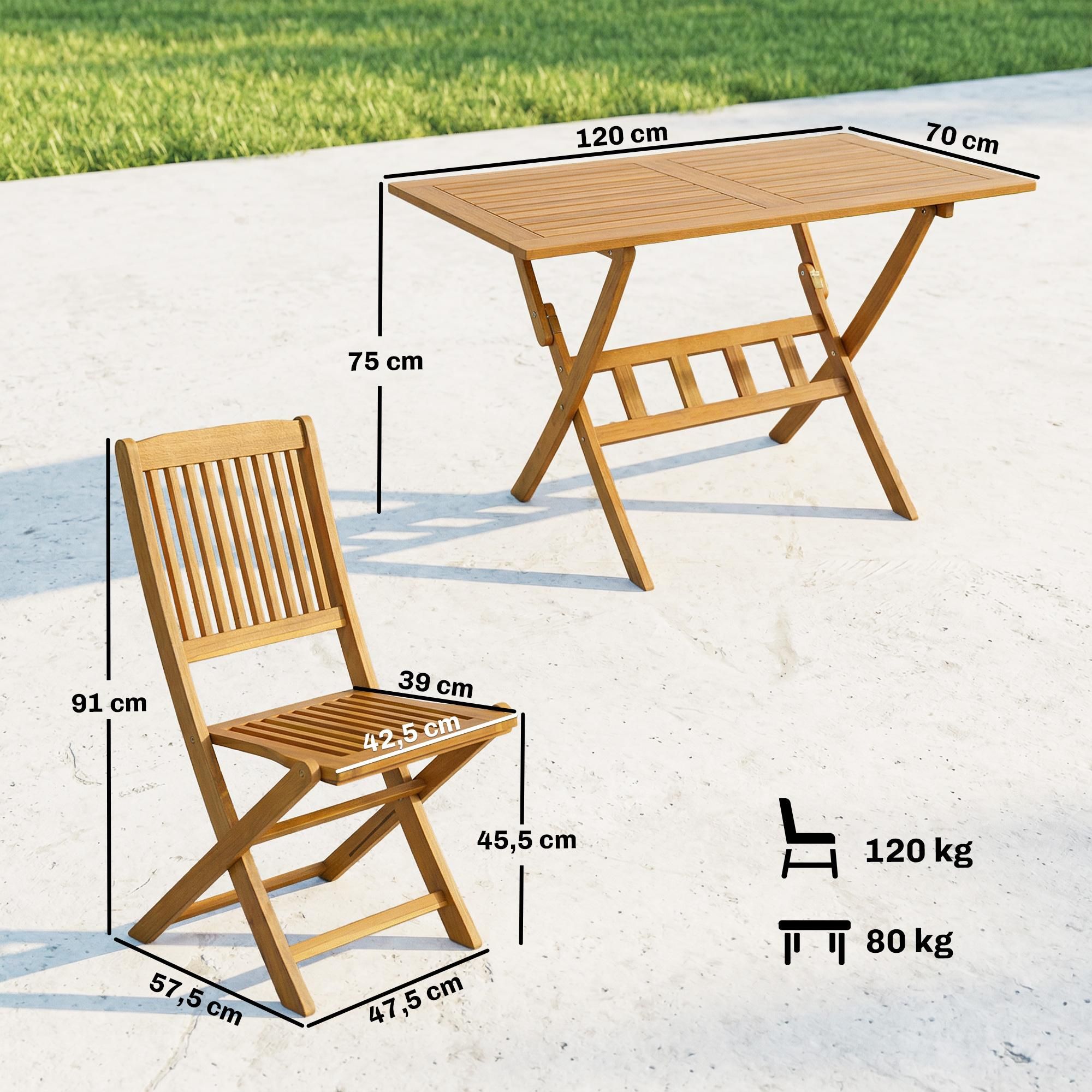 Gartenmöbel Gartentisch 4