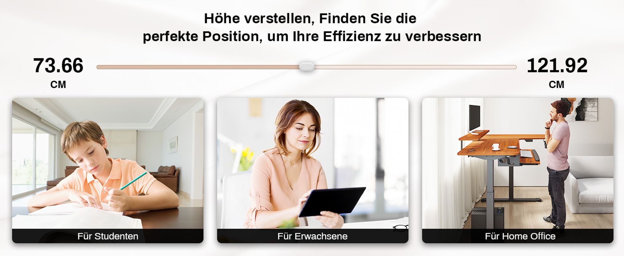 EUREKA ERGONOMIC Höhenverstellbarer Computertisch Elektrisch Schreibtisch 155x110cm Gaming Tisch mit Tastaturablage und Monitorständer