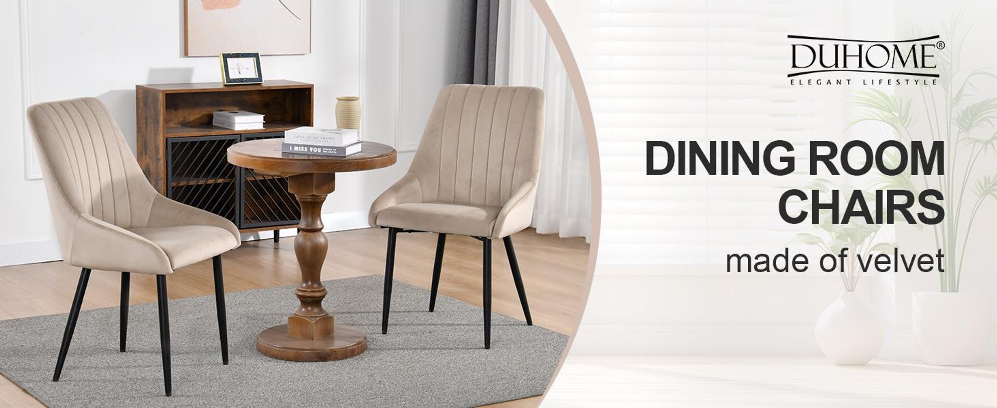 sada 2 jídelních židlí čalouněná židle látka sametová židle retro kovové nohy, barva: béžová, materiál: samet
